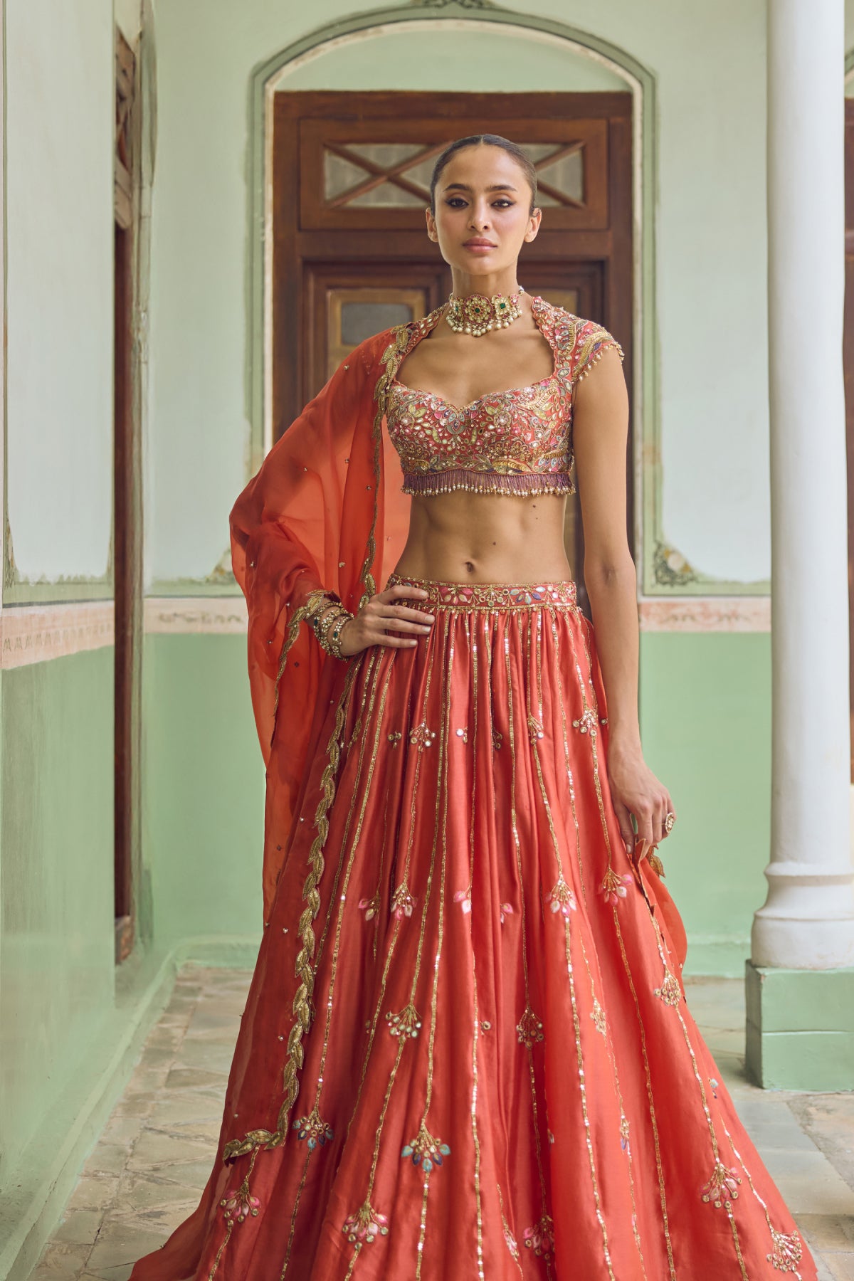Gerua Lehenga