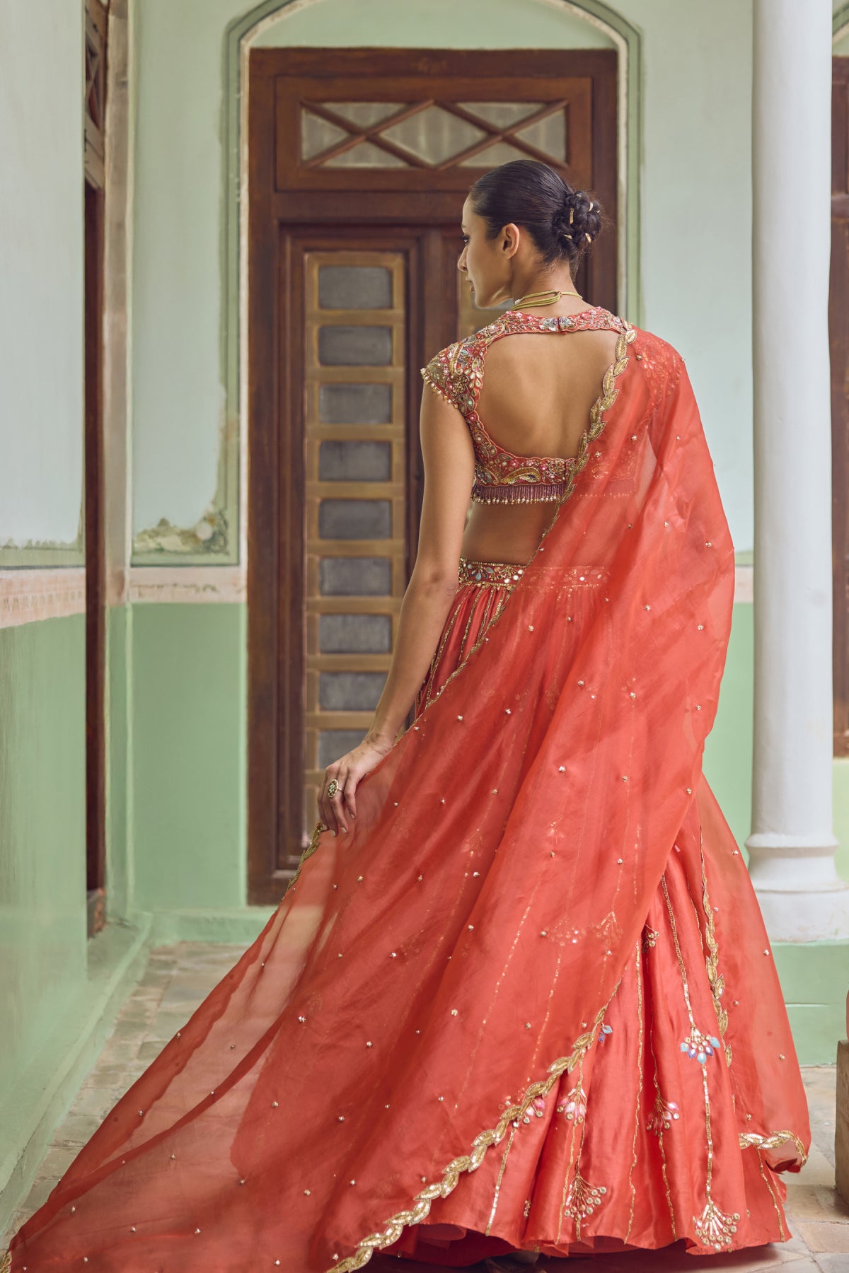 Gerua Lehenga