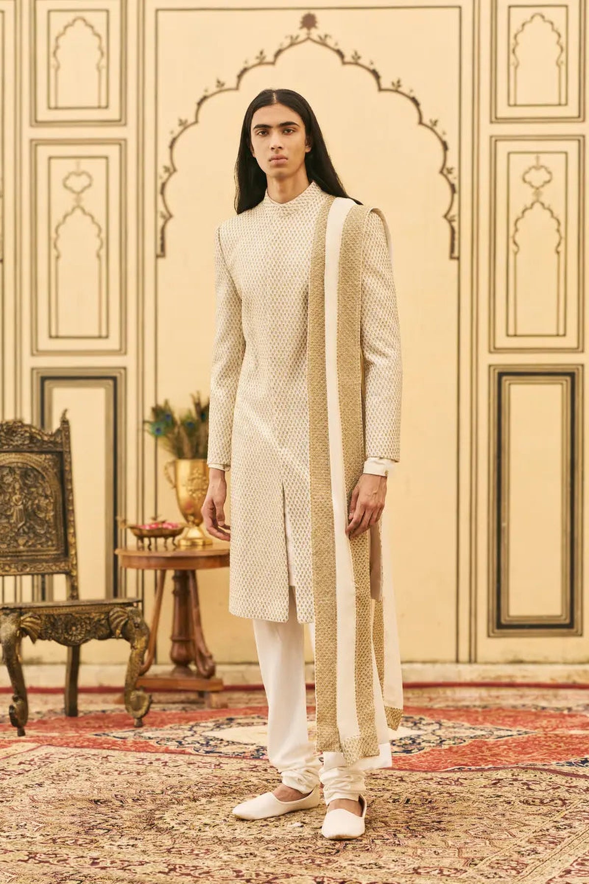 Haimavati Brocade Sherwani Set