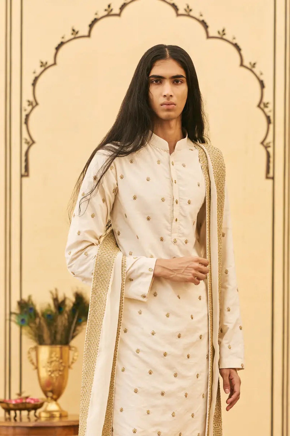 Haimavati Brocade Sherwani Set