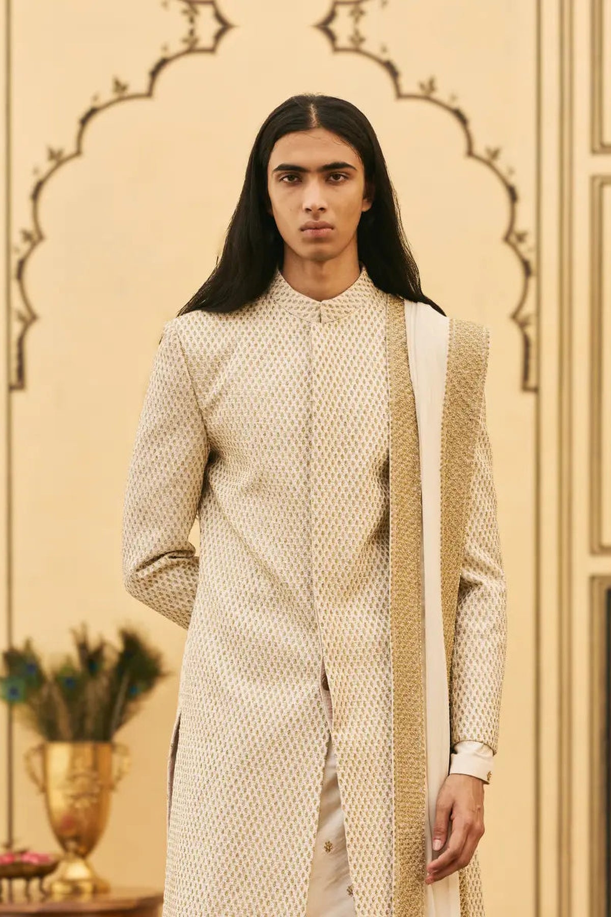 Haimavati Brocade Sherwani Set