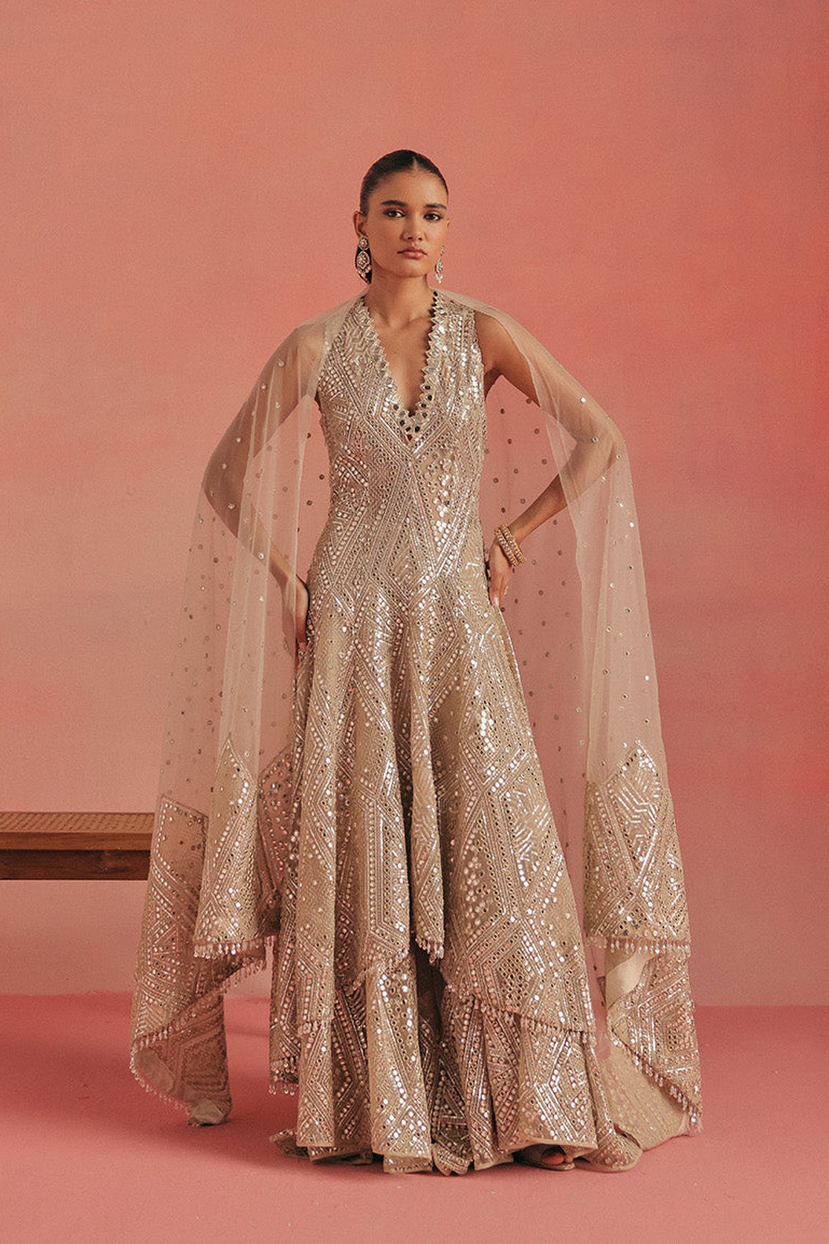 Hi-Low Sherwani Jacket