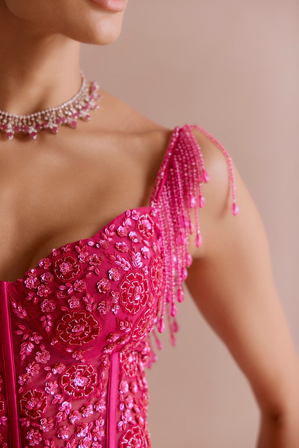 hot pink sharara set