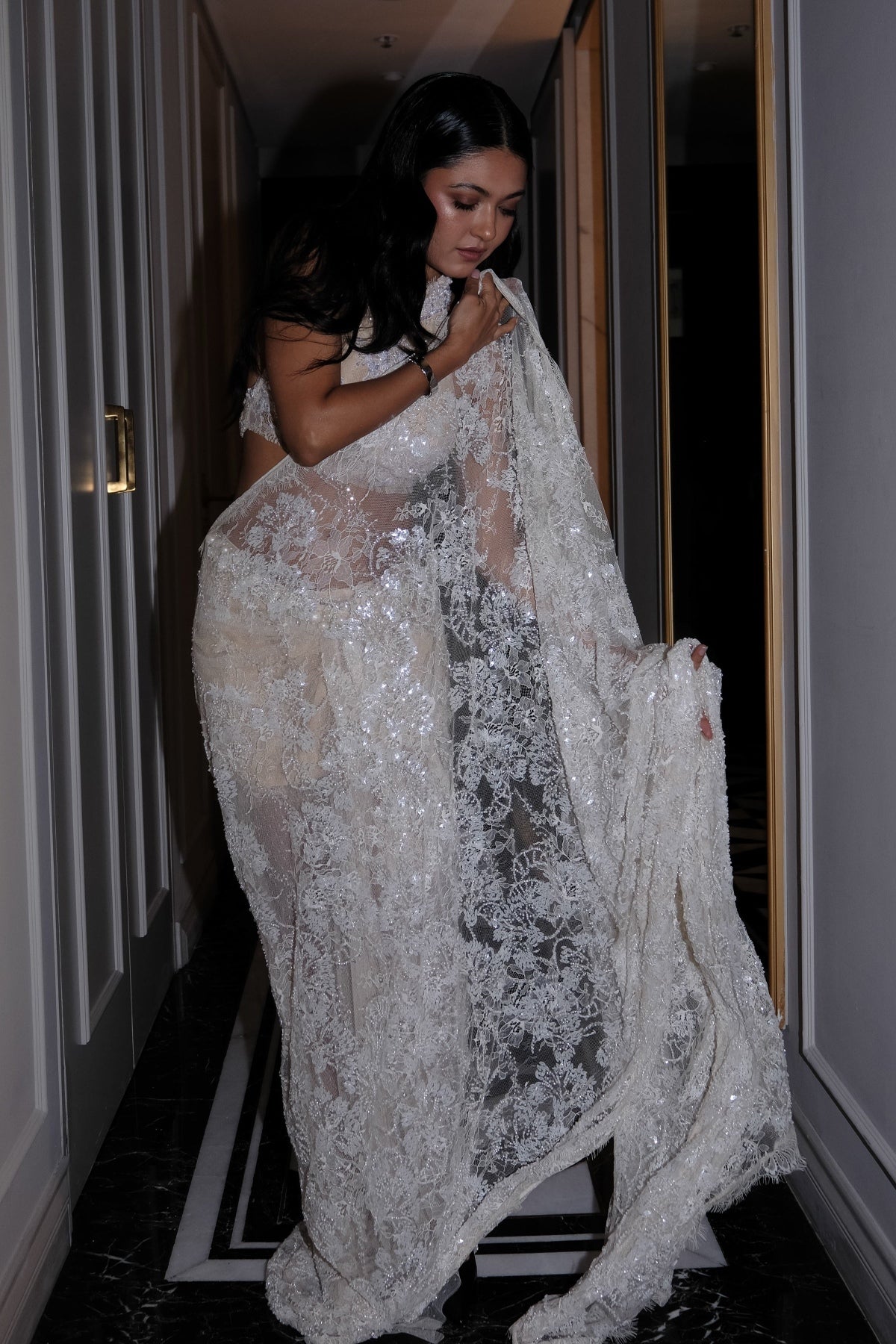 Icing on the Lace Sari