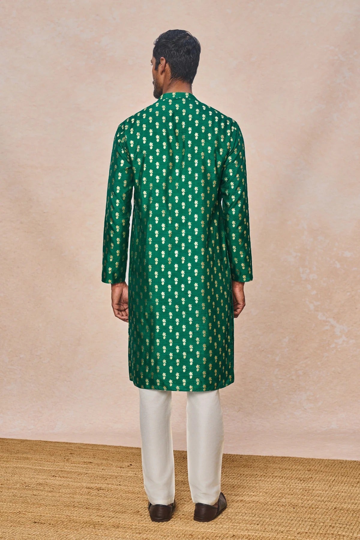 Green Pixie Dust Kurta Set - Ready To Ship