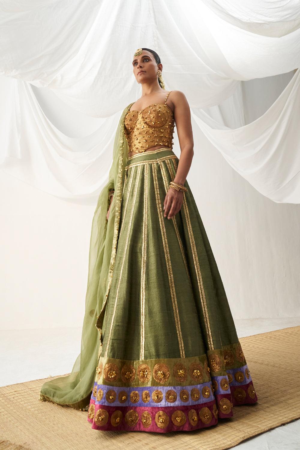 Gul Mehendi Lehenga Set