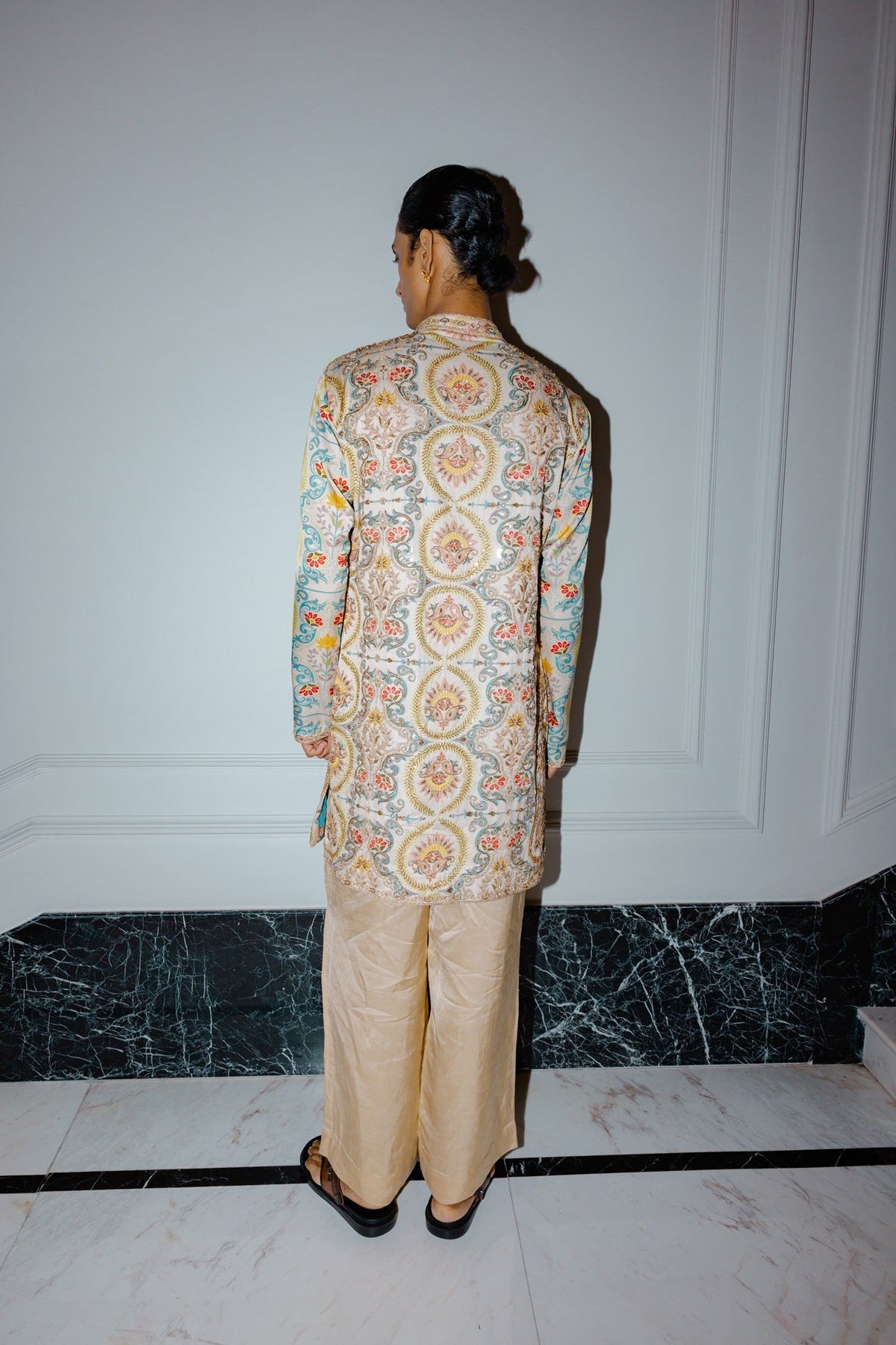 Ivory Printed Kurta Set