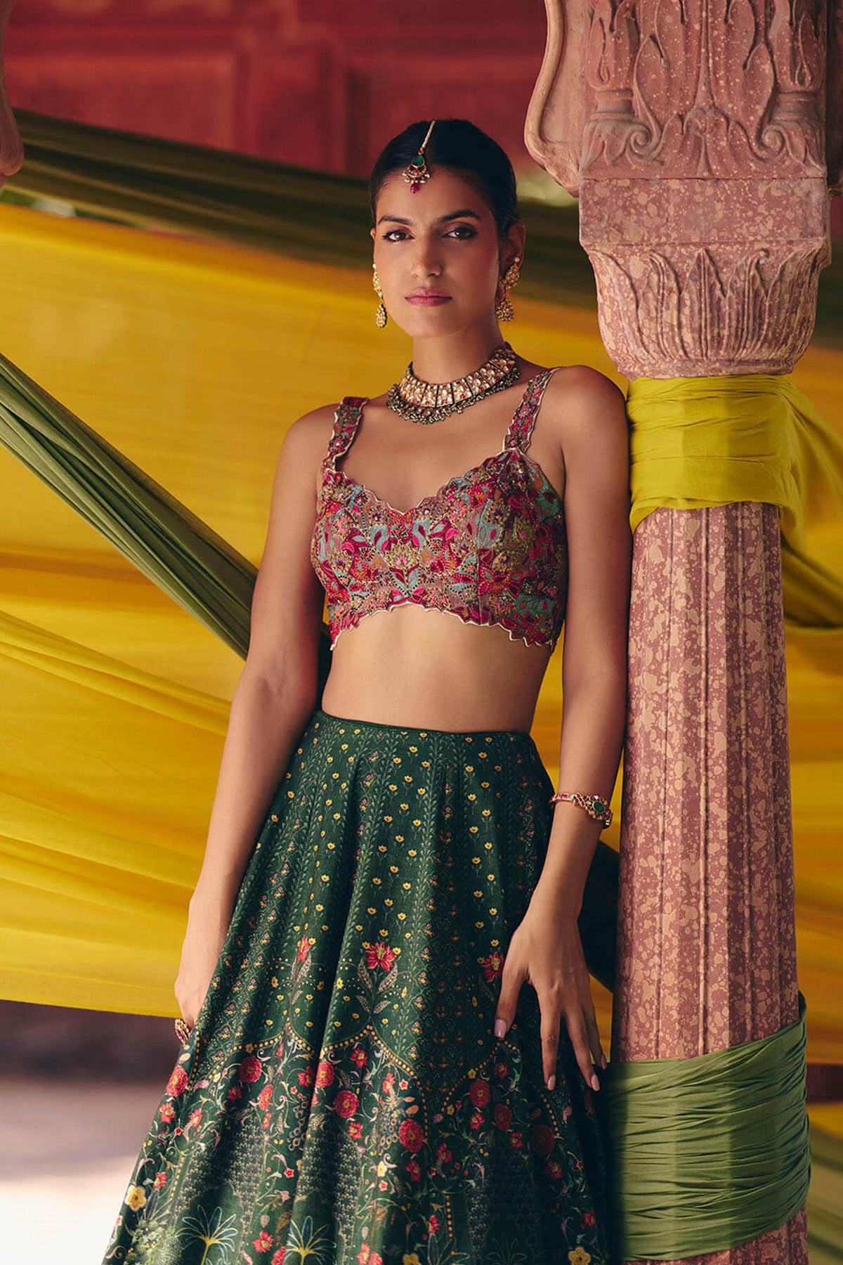 Jade Lehenga