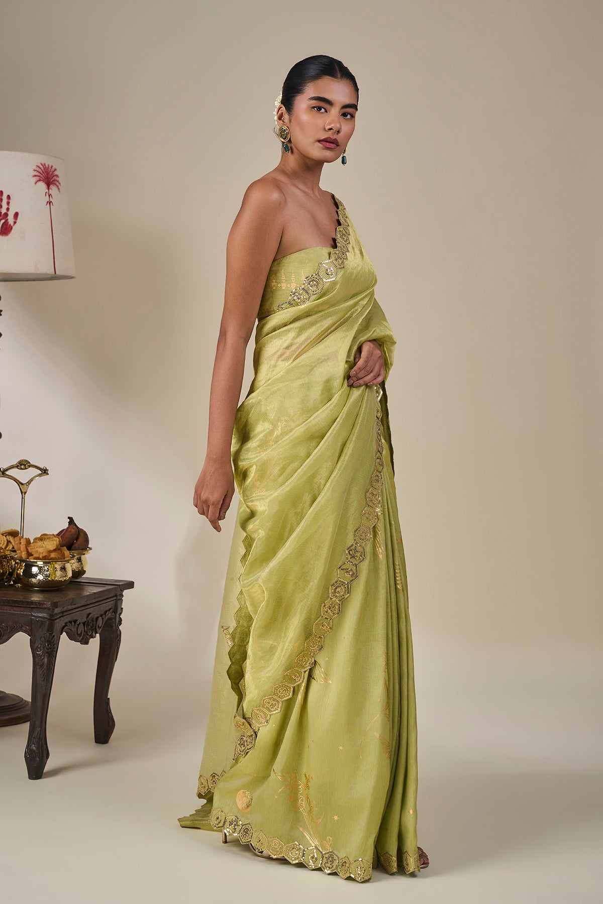 Kachi Keri Cosmic Birdsong Saree