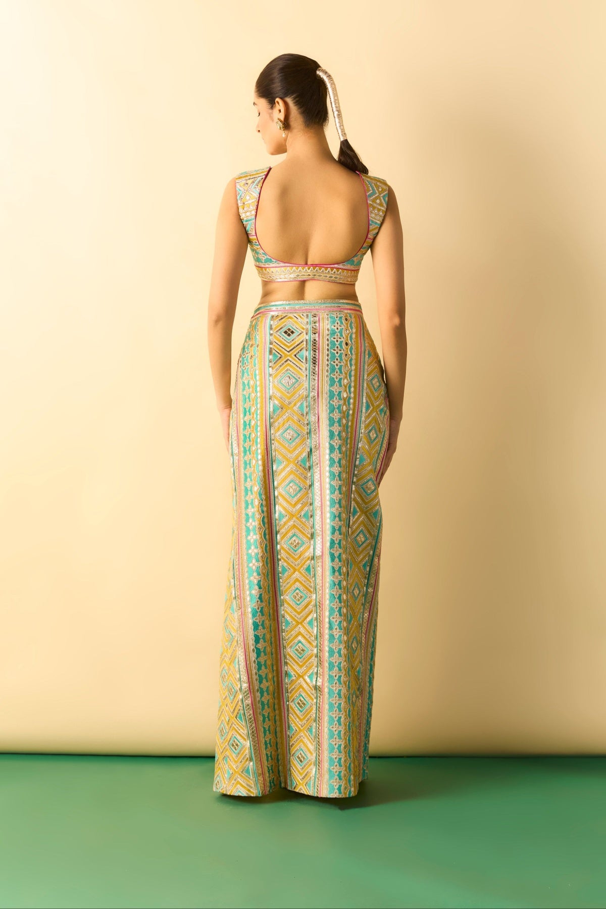 kashvi slit skirt set