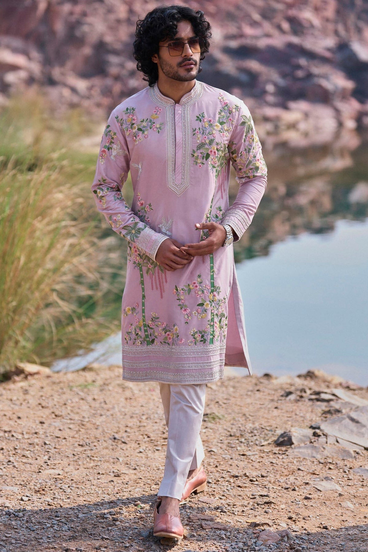 Lilac Royal Kurta Set