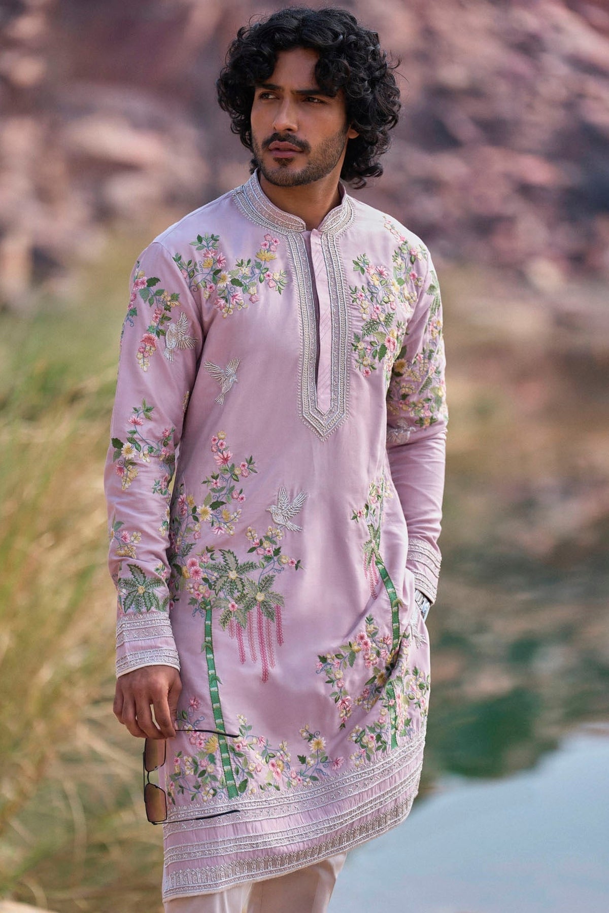 Lilac Royal Kurta Set