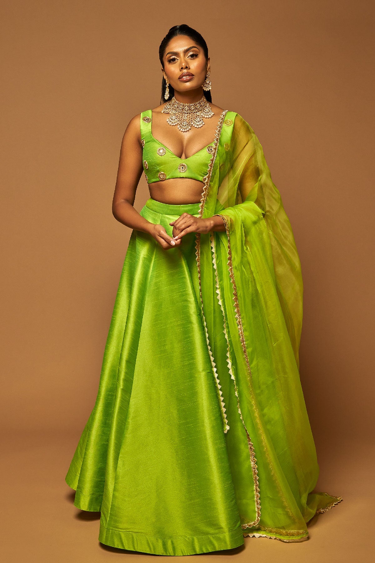 Lime Green Classic Mkj Skirt