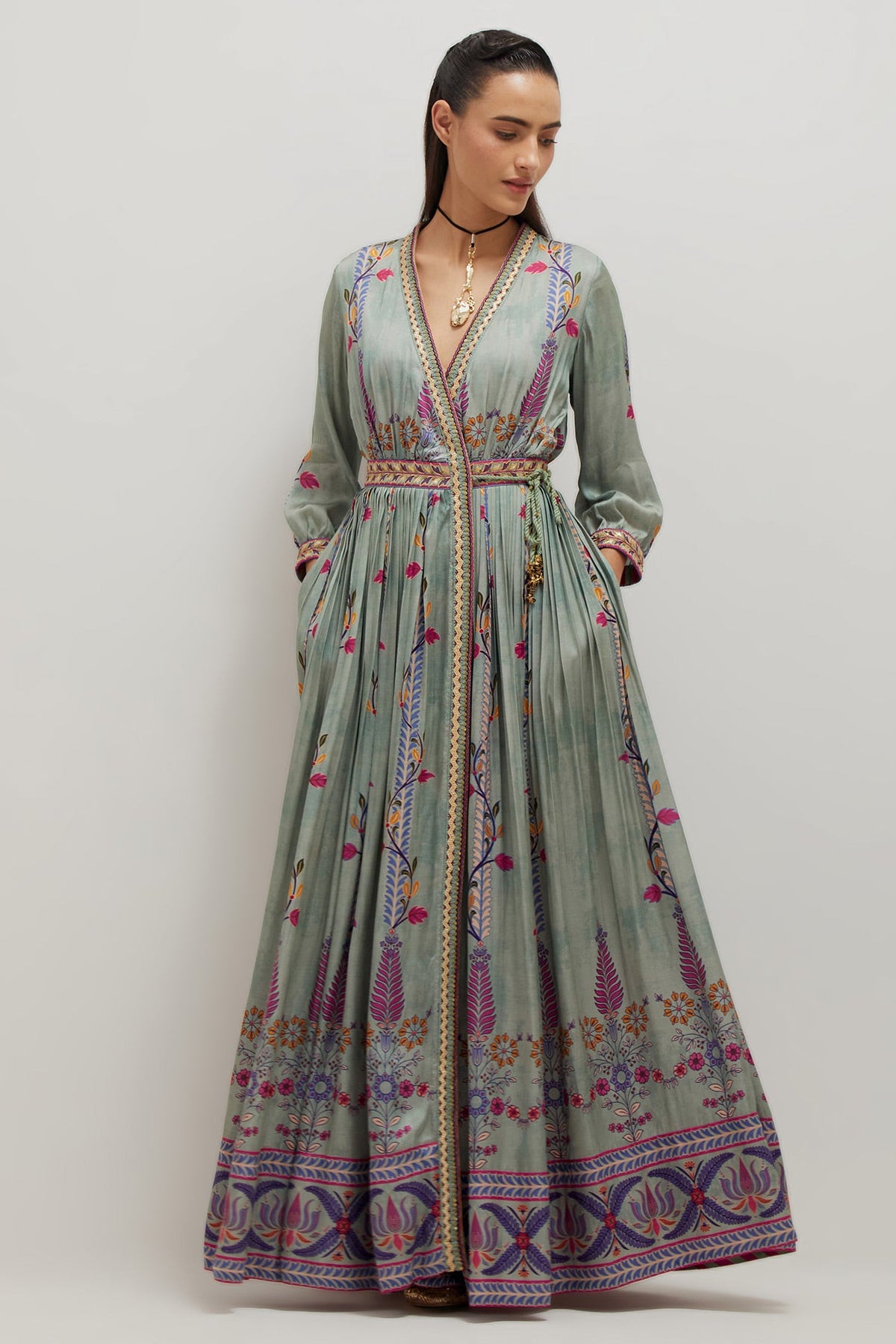 Long Wrap Dress