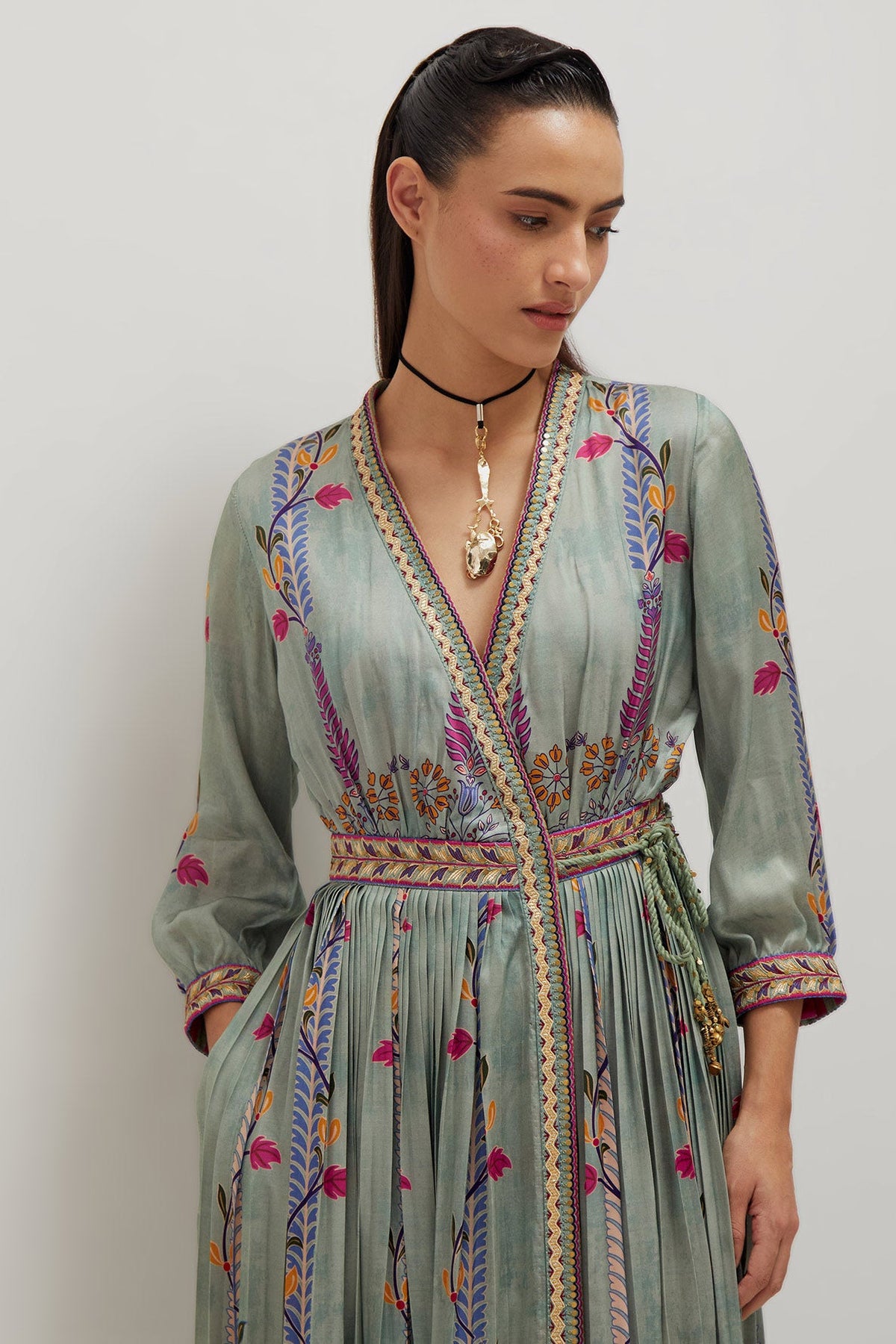 Long Wrap Dress
