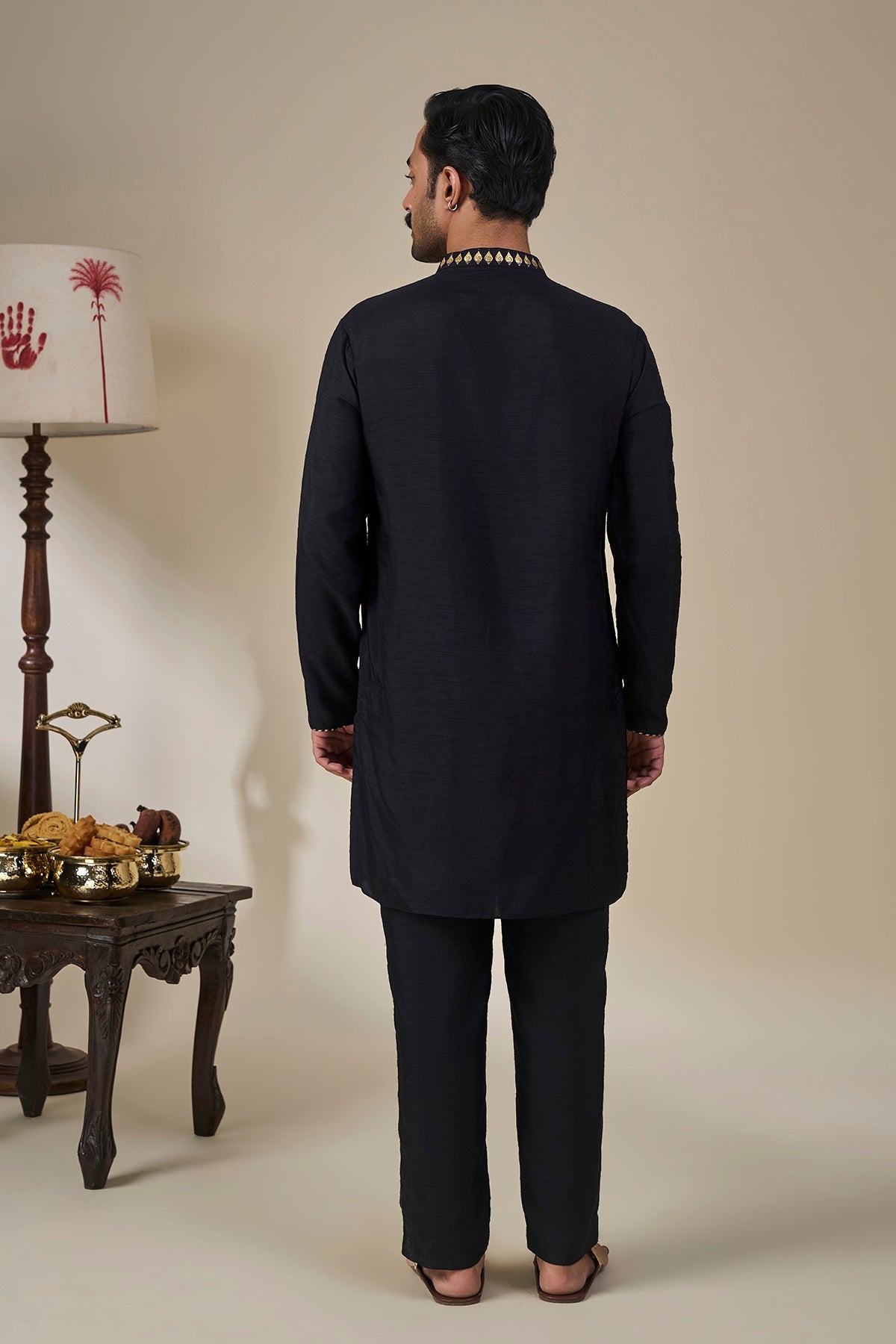 Black Malabar Grove Bandi Set