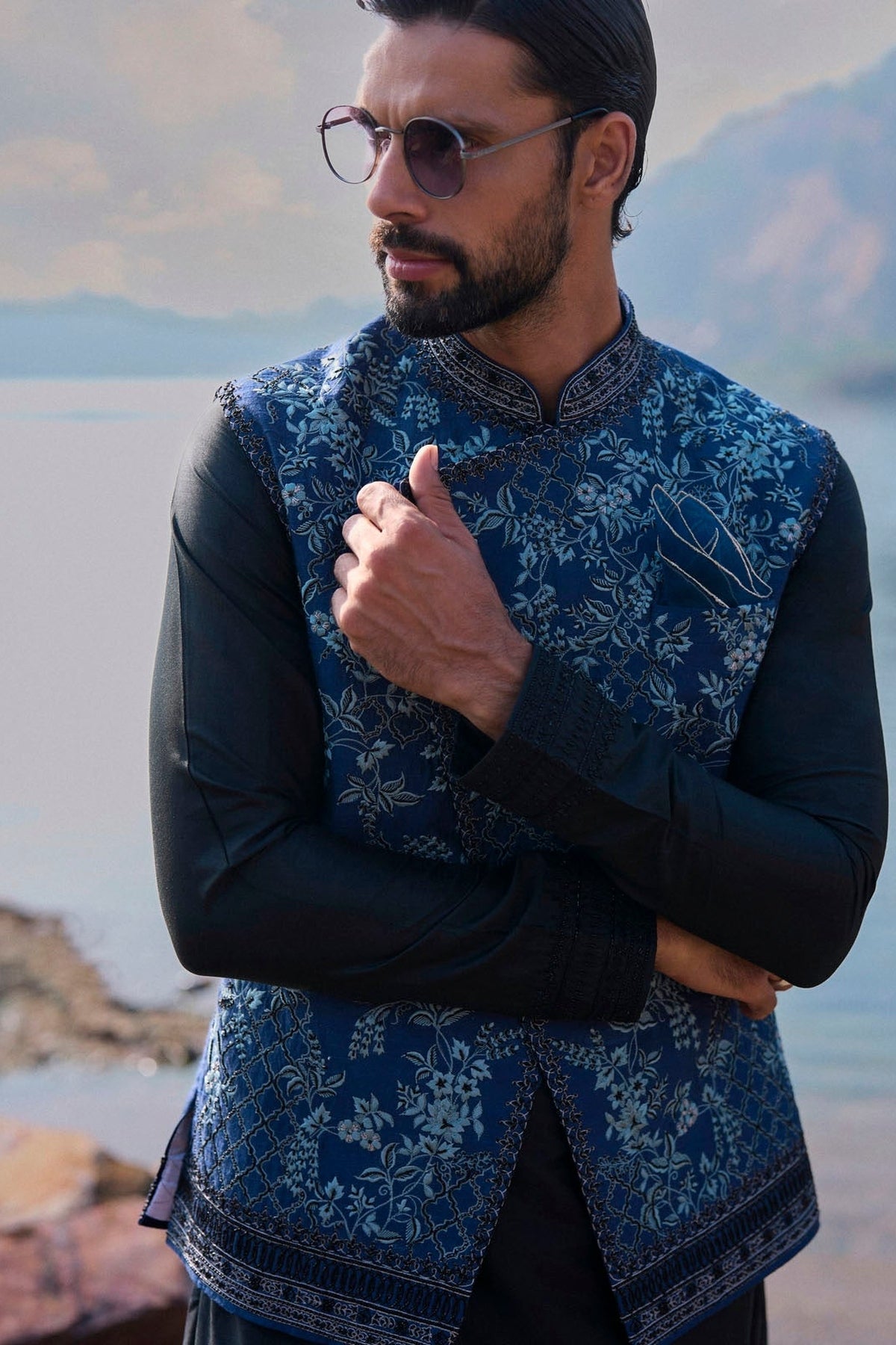 Midnight Blue Bandi Set