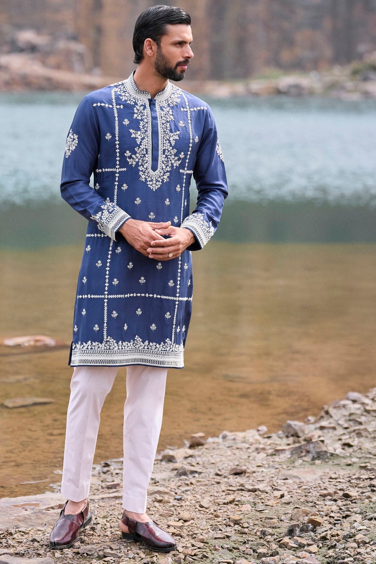 Midnight Blue Kurta Set