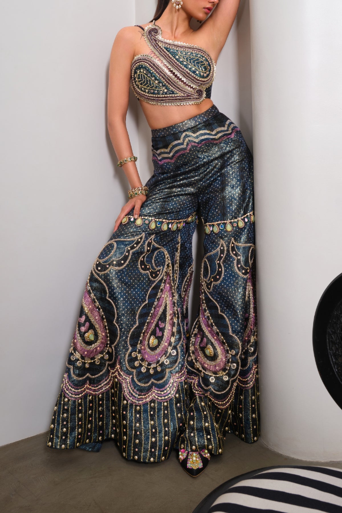 Midnight Paisley Muse - Blouse