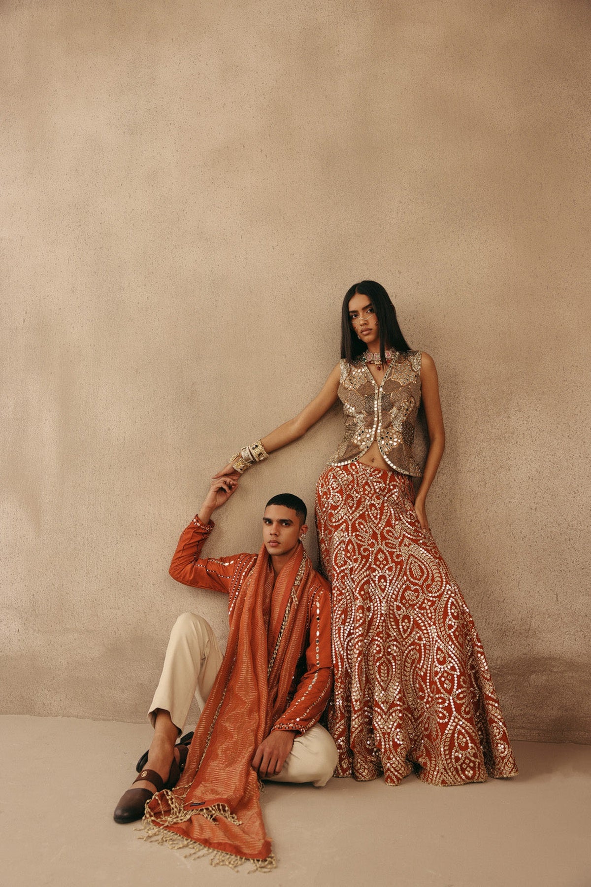Mirrorwork Kurta Set