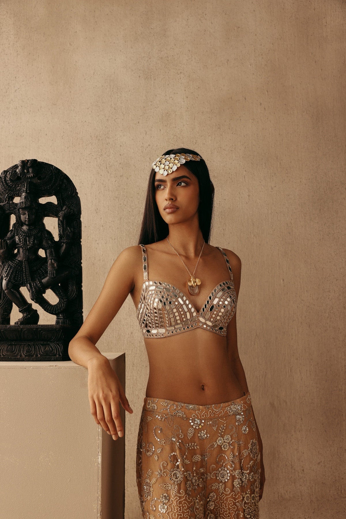 Mirrorwork Shararas Pants
