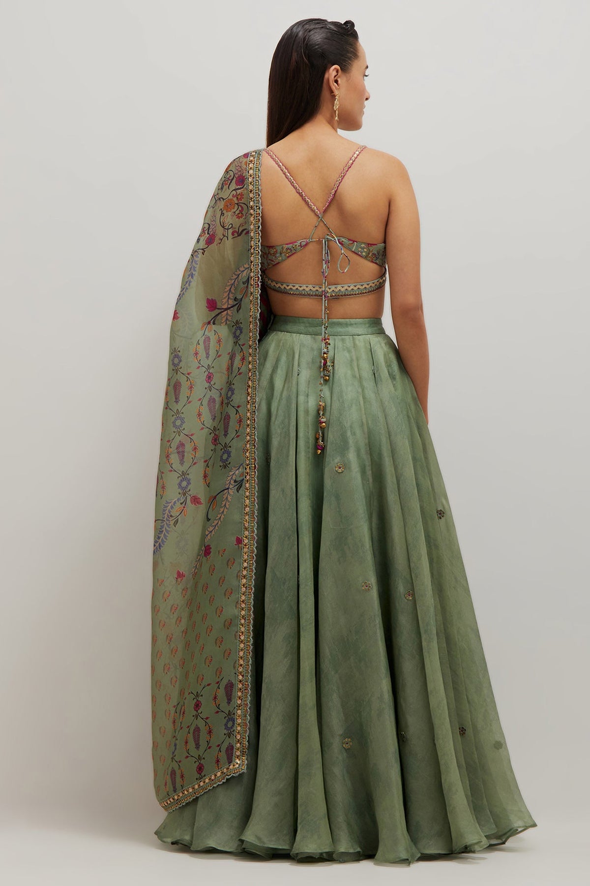 Moh Bralette Lehenga Set