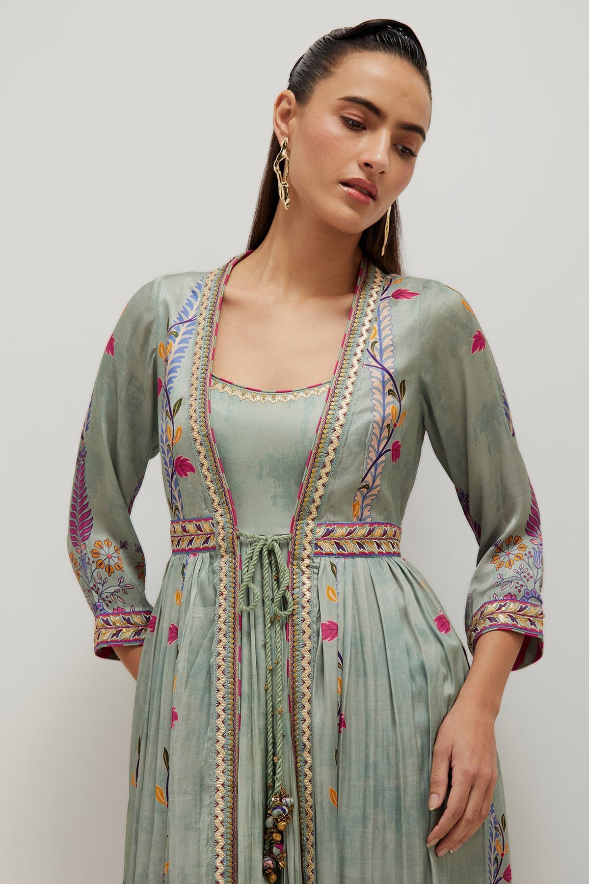 Moh Jacket Anarkali