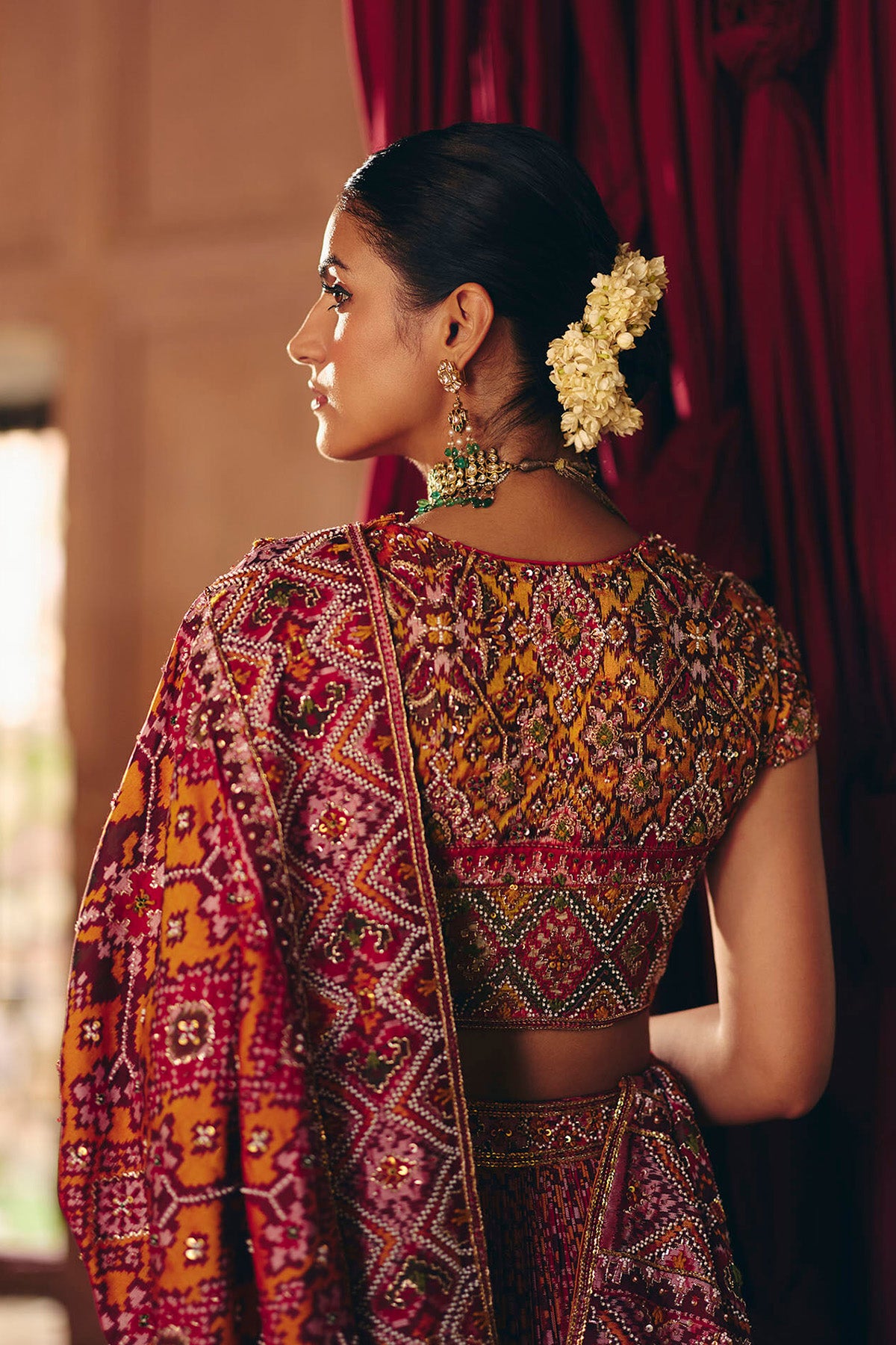 Mustard Heritage Patola Lehenga