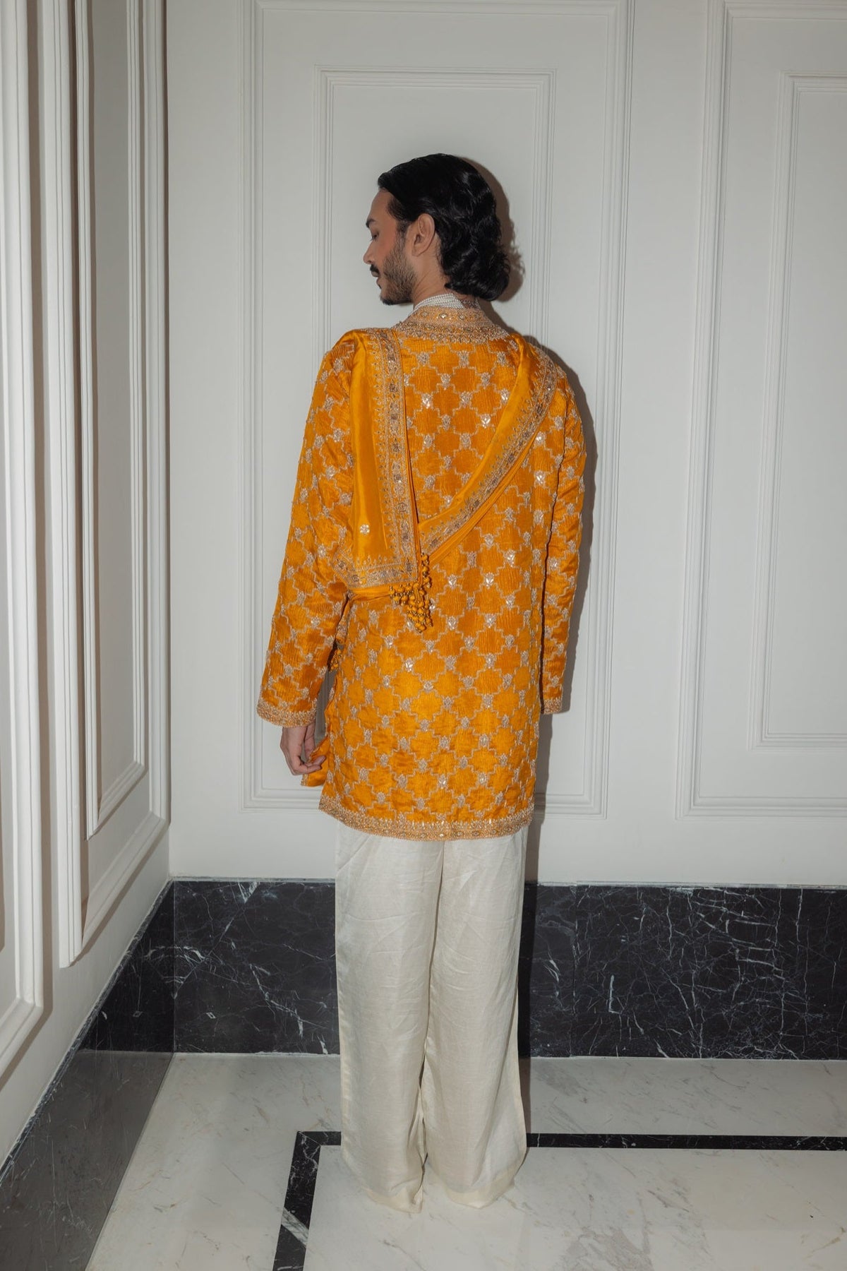 Mustard Kurta Set