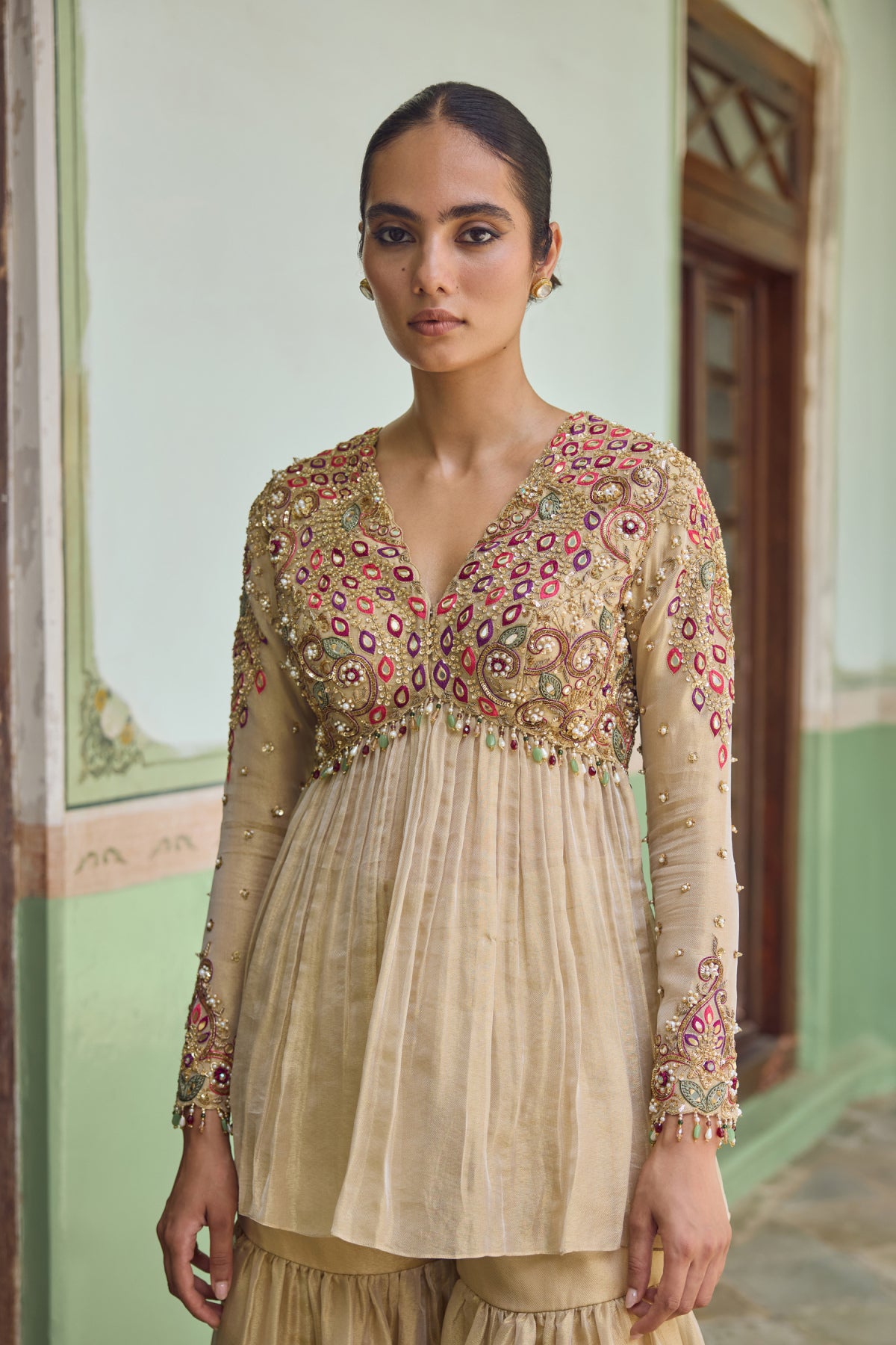 Nazia Gharara Set