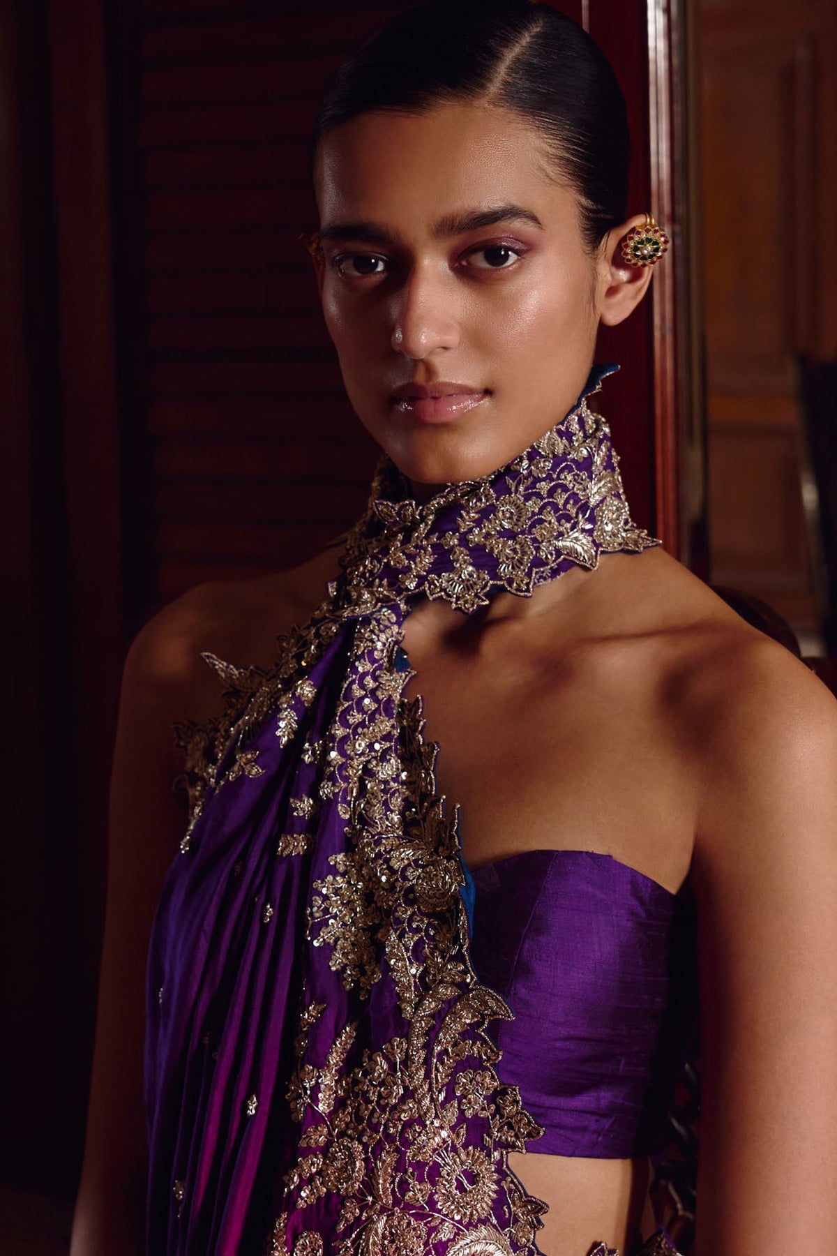 New Athena Zardozi Saree Set