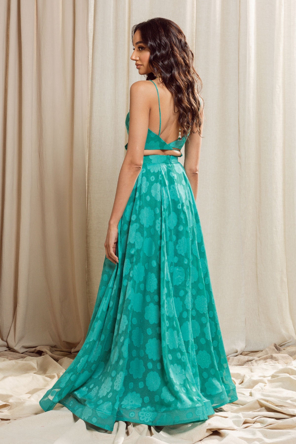 Oceania Skirt And Bustier Set