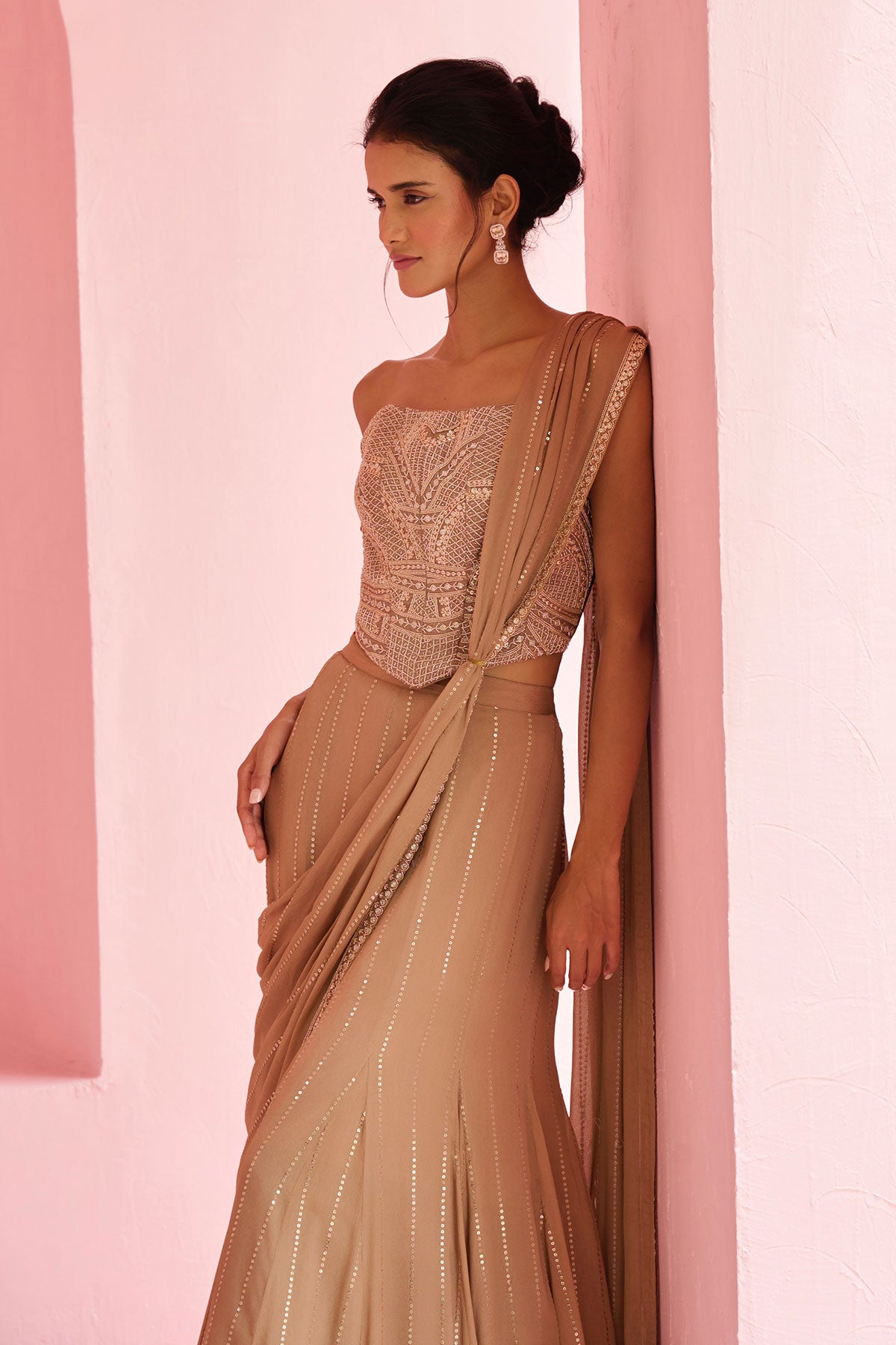 Stella Pre-Drape Saree