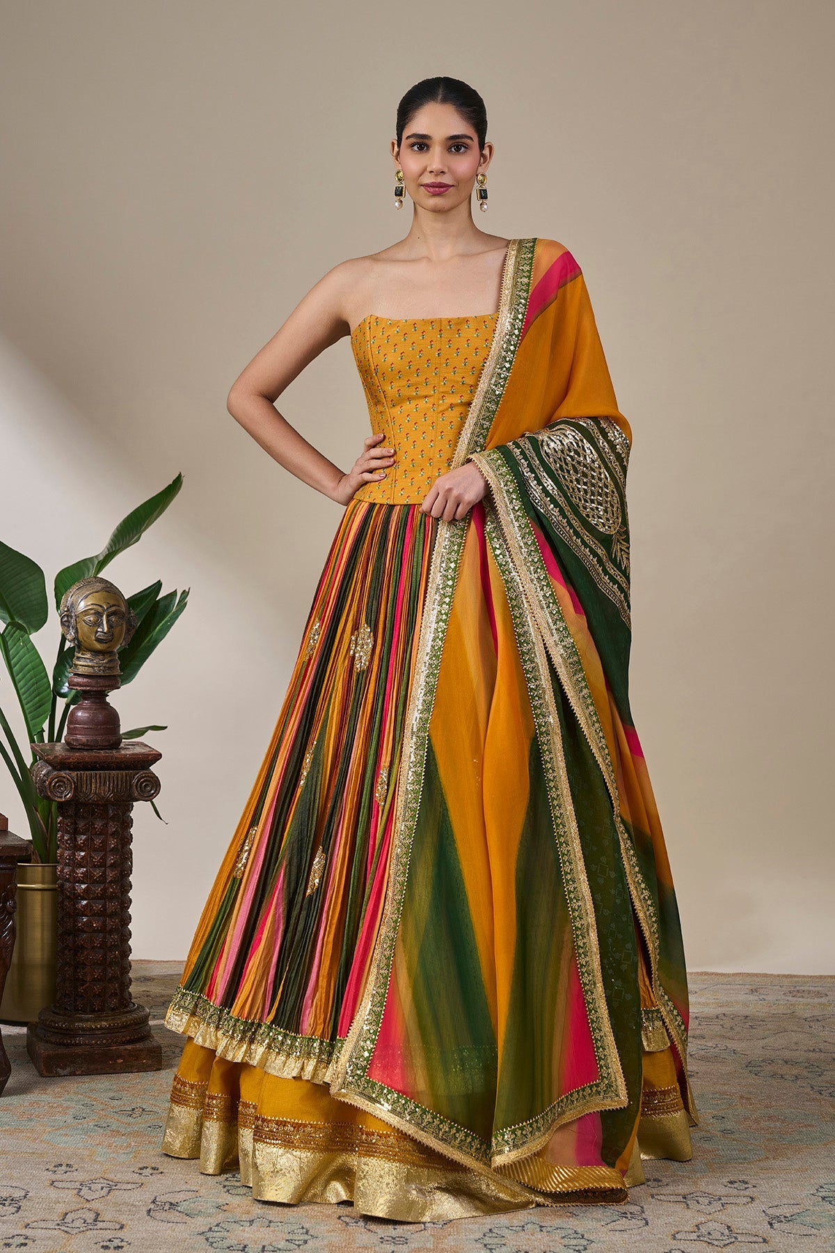 Pachranga Lehenga Set