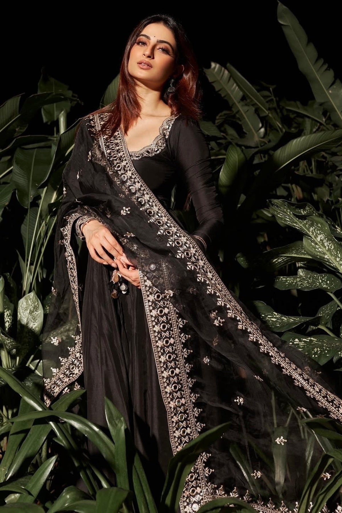 Palak Tiwari in Srivani AG Set