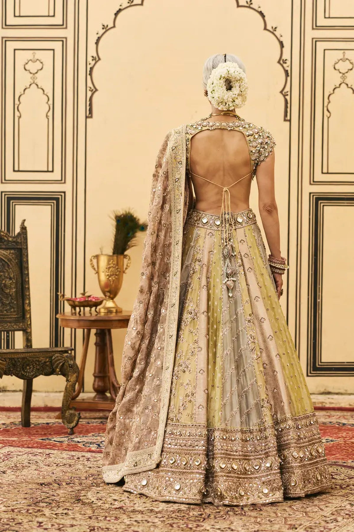 Pallavi Tissue Brocade Lehenga Set