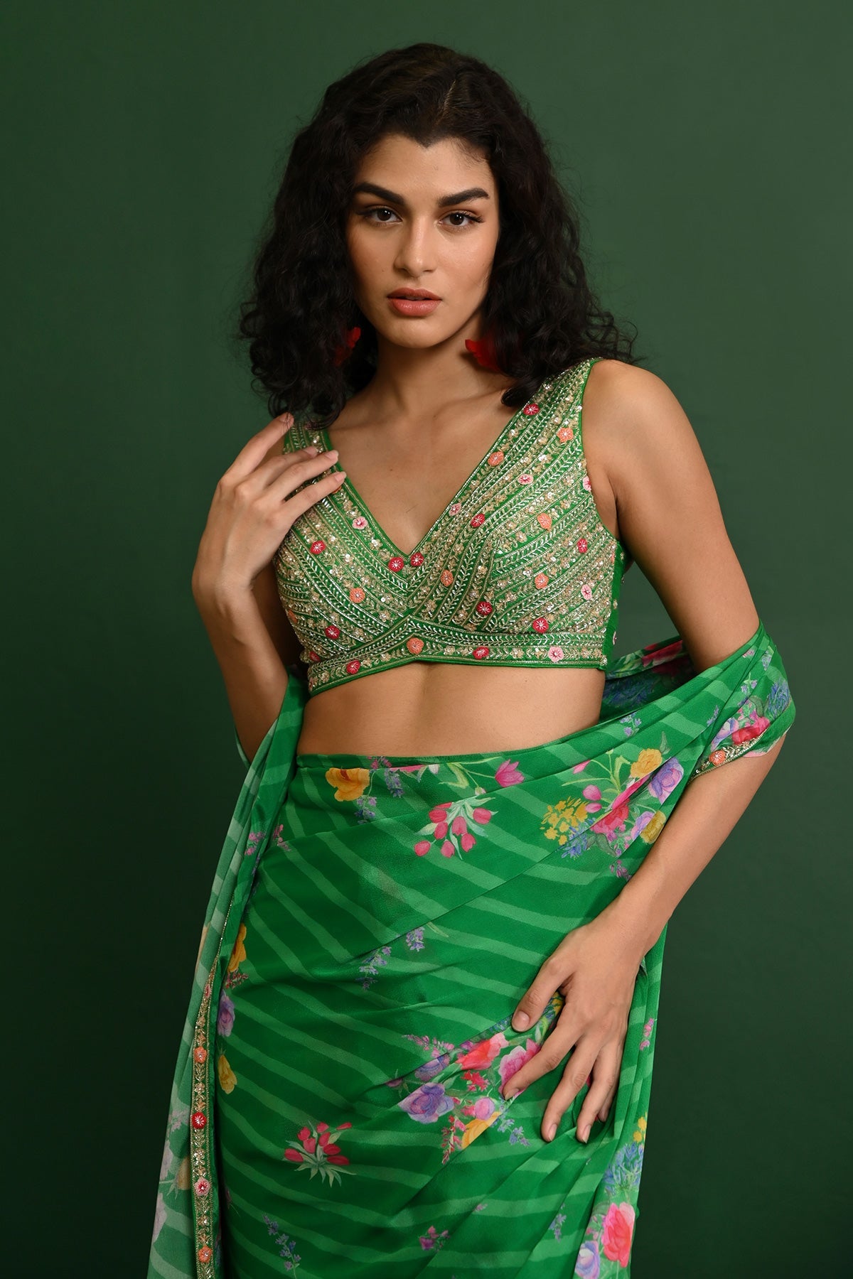 ADELE GEORGETTE DRAPE SAREE