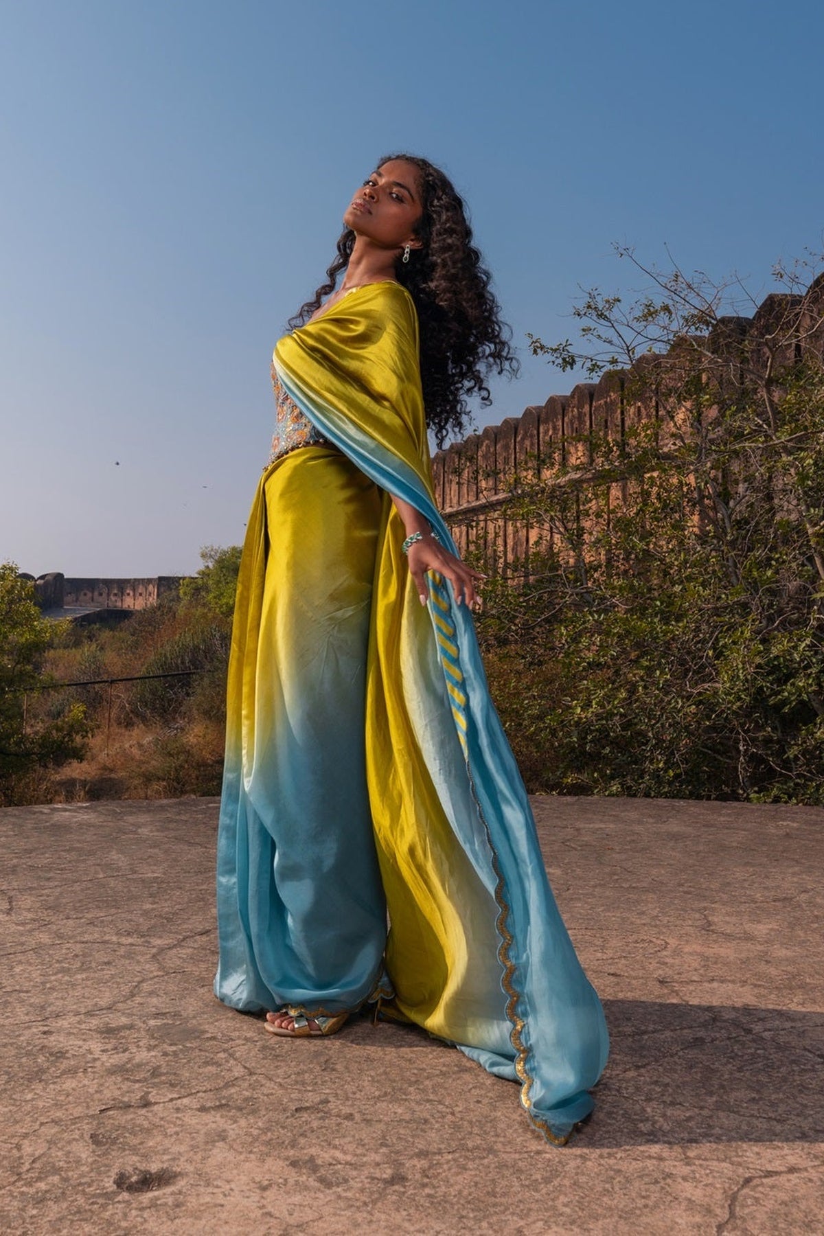 The Corset Saree
