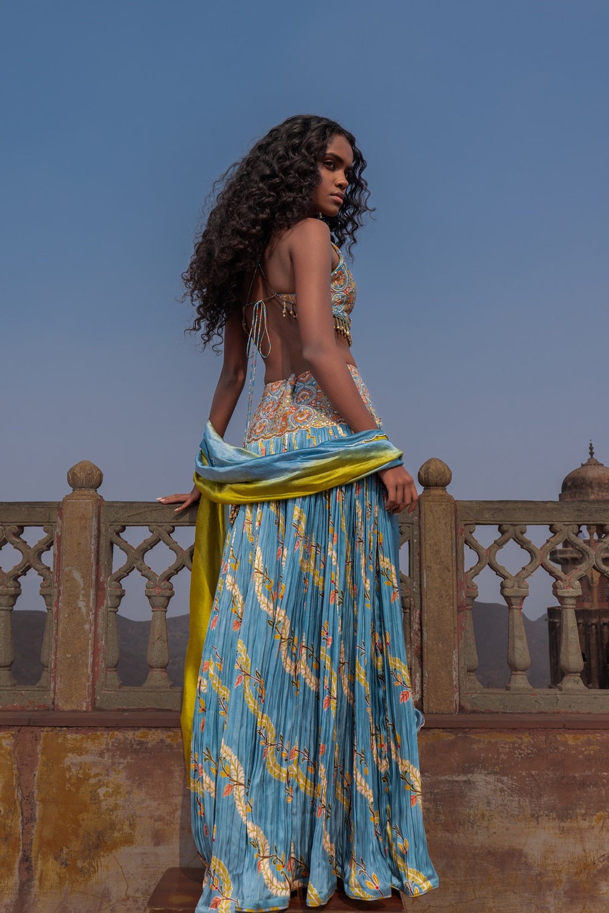 Allure Tassel Top And Skirt