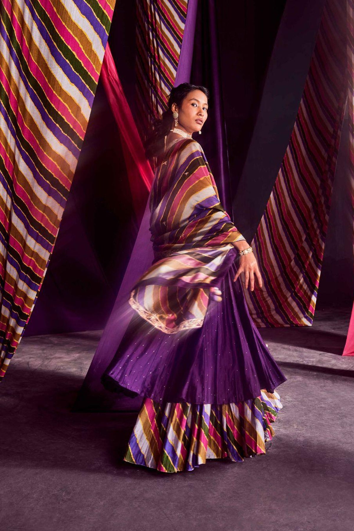 The Ghoomar Anarkali Set