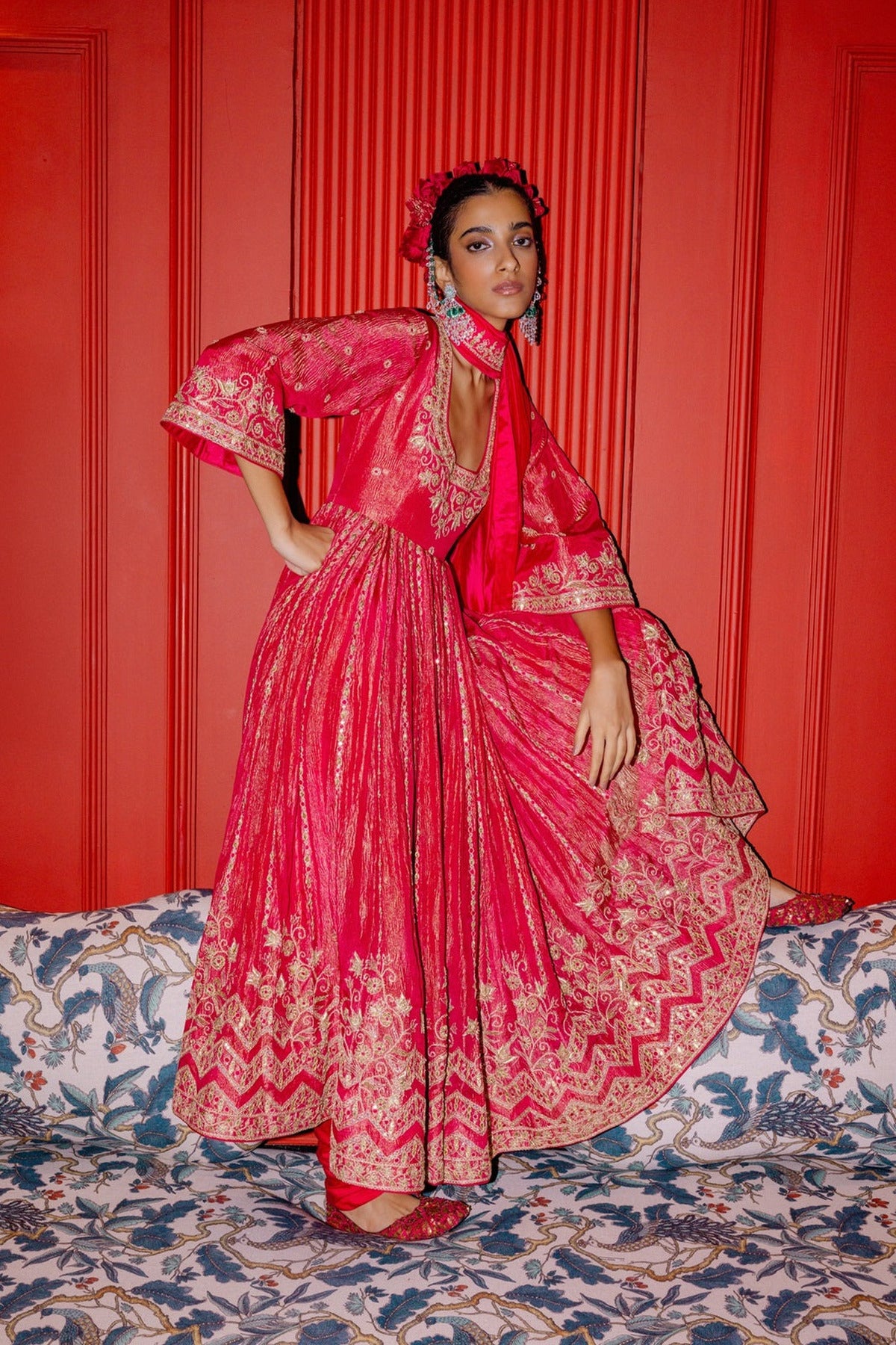 Rani Sa Anarkali set