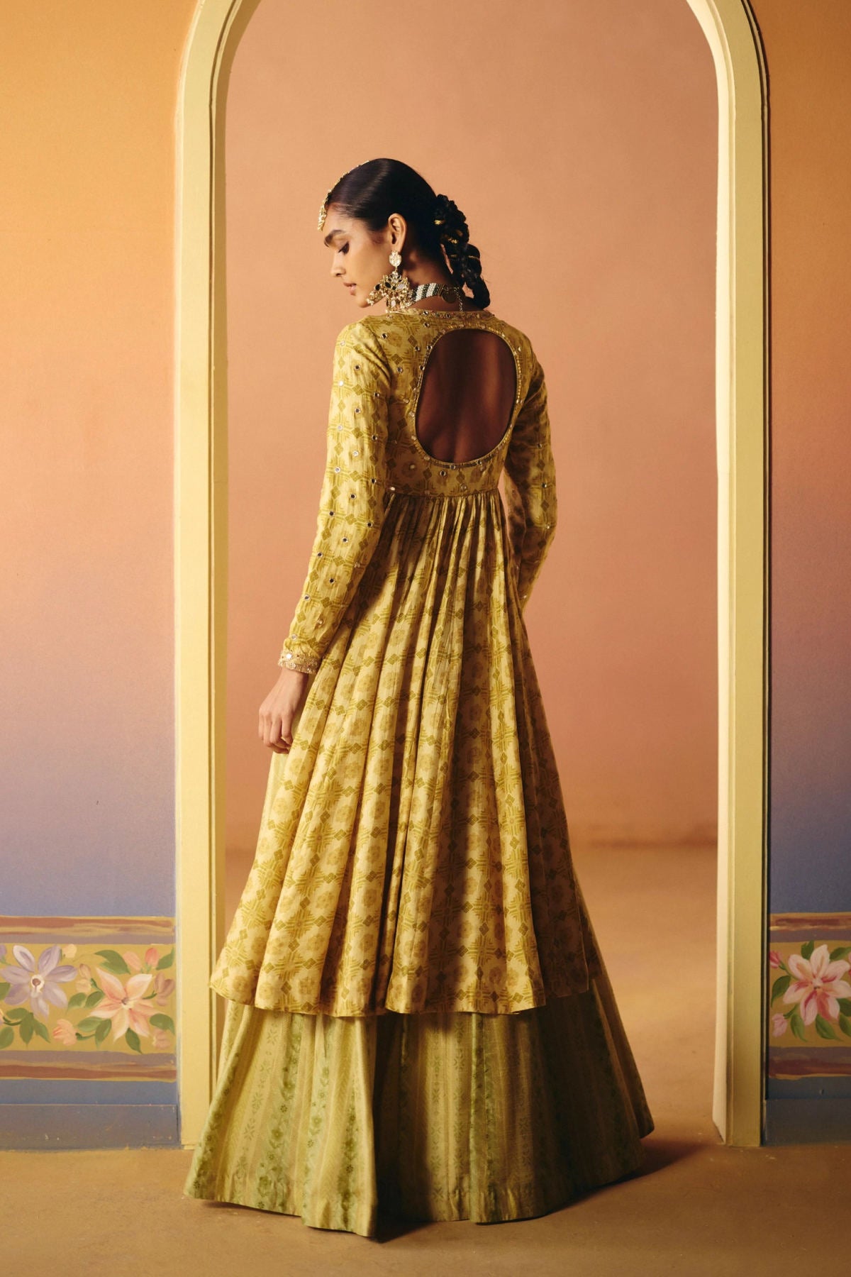 Reet lehenga set