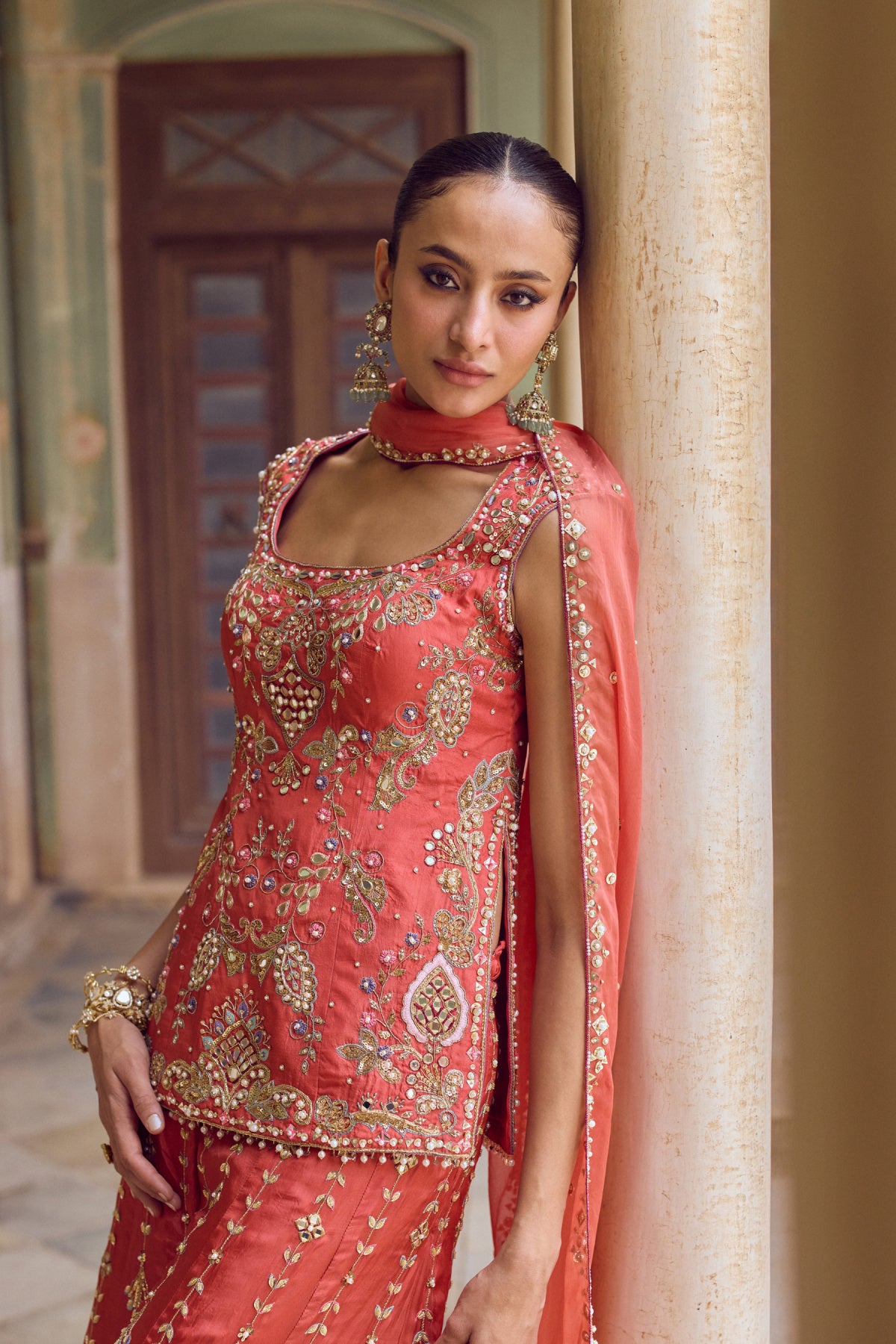 Roohani Sharara Set