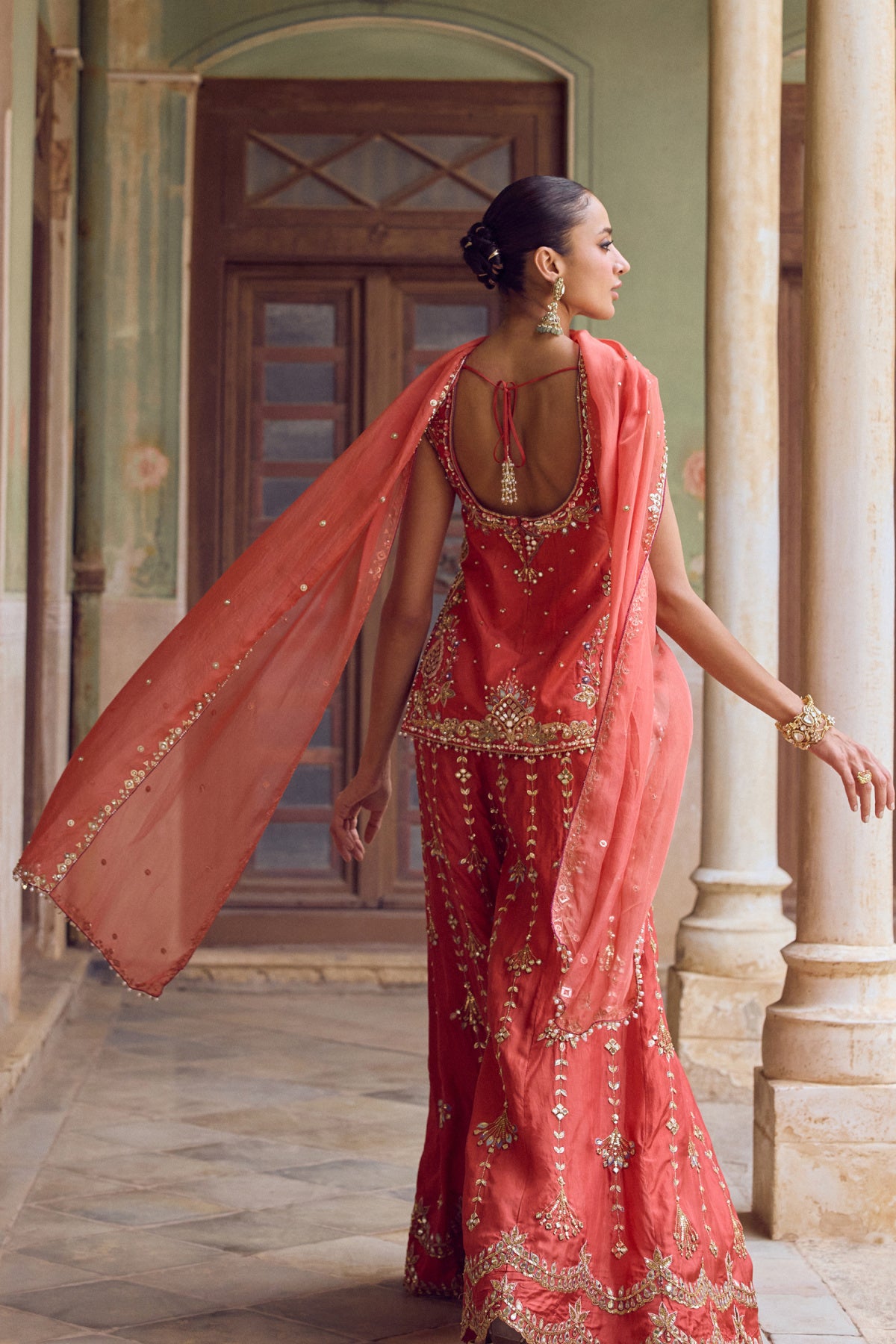 Roohani Sharara Set