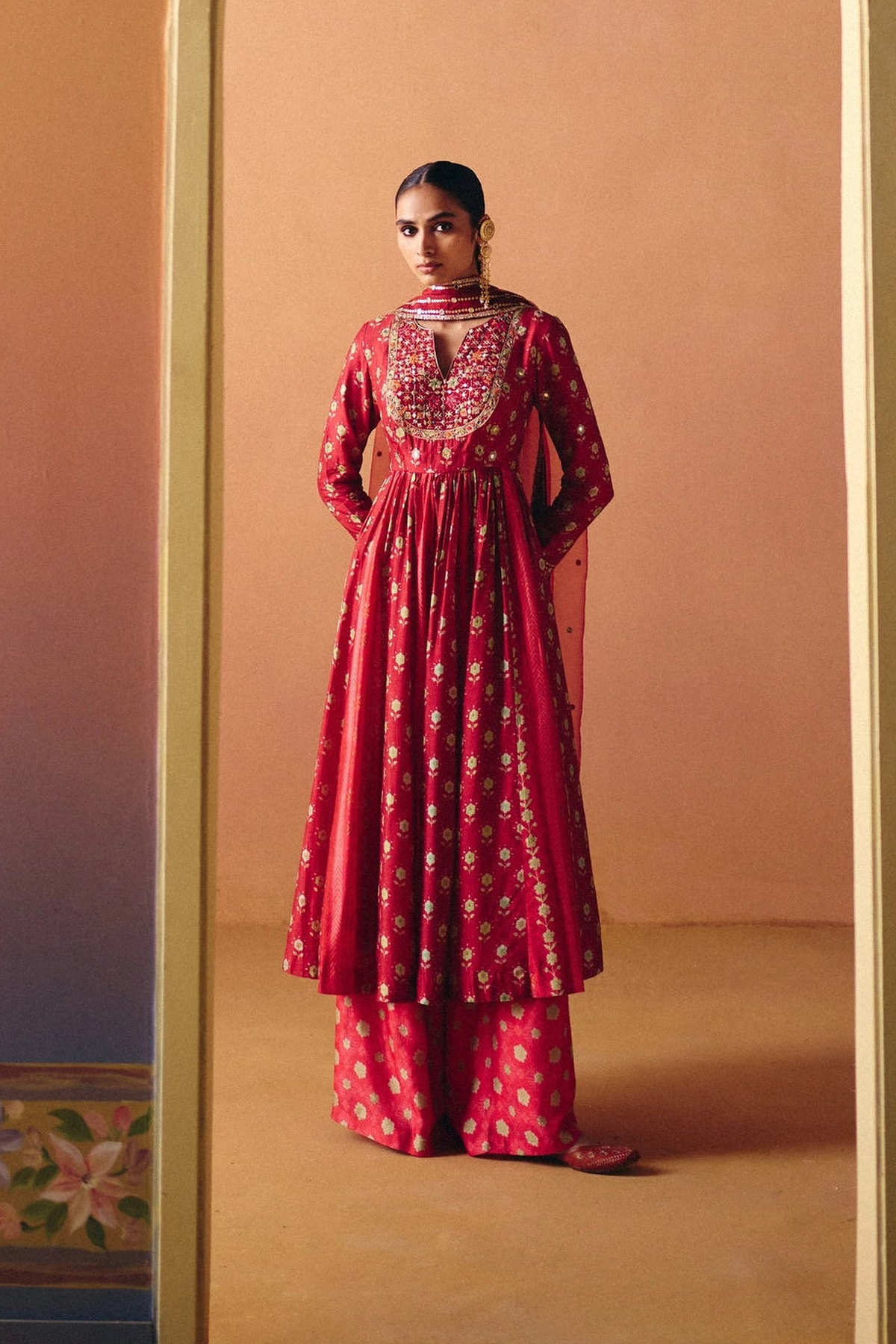 Ruhi Anarkali set