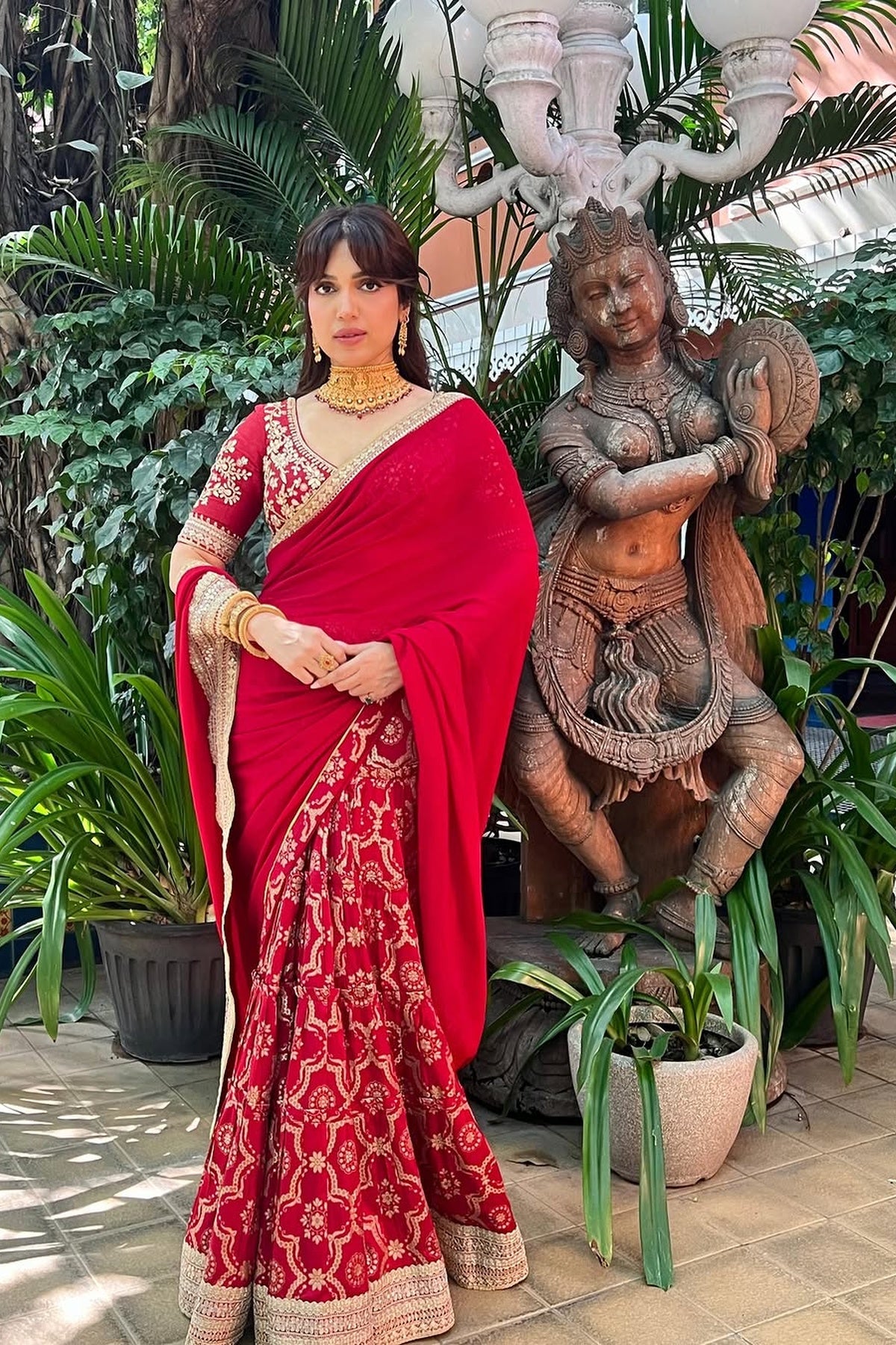Ruqqayah Saree Set- Bhumi Pednekar