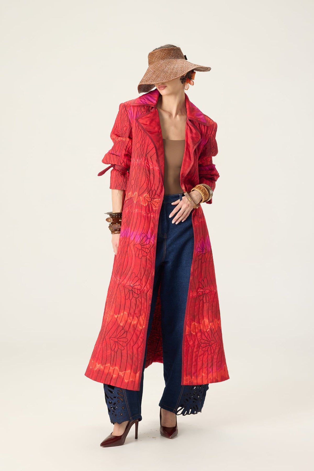 Clover Trench Bex Jeans