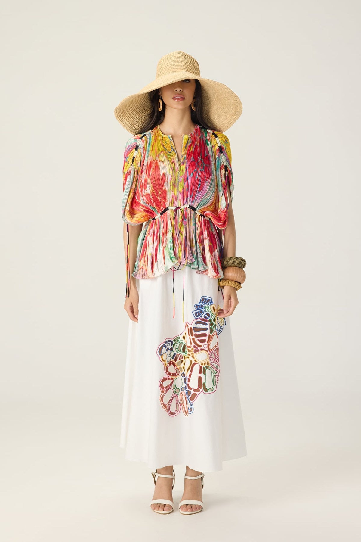 Monica Blouse Scottie Skirt