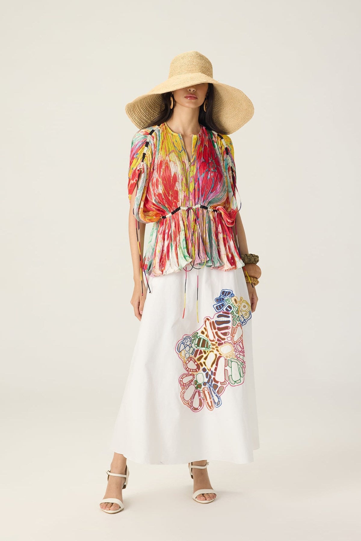 Monica Blouse Scottie Skirt