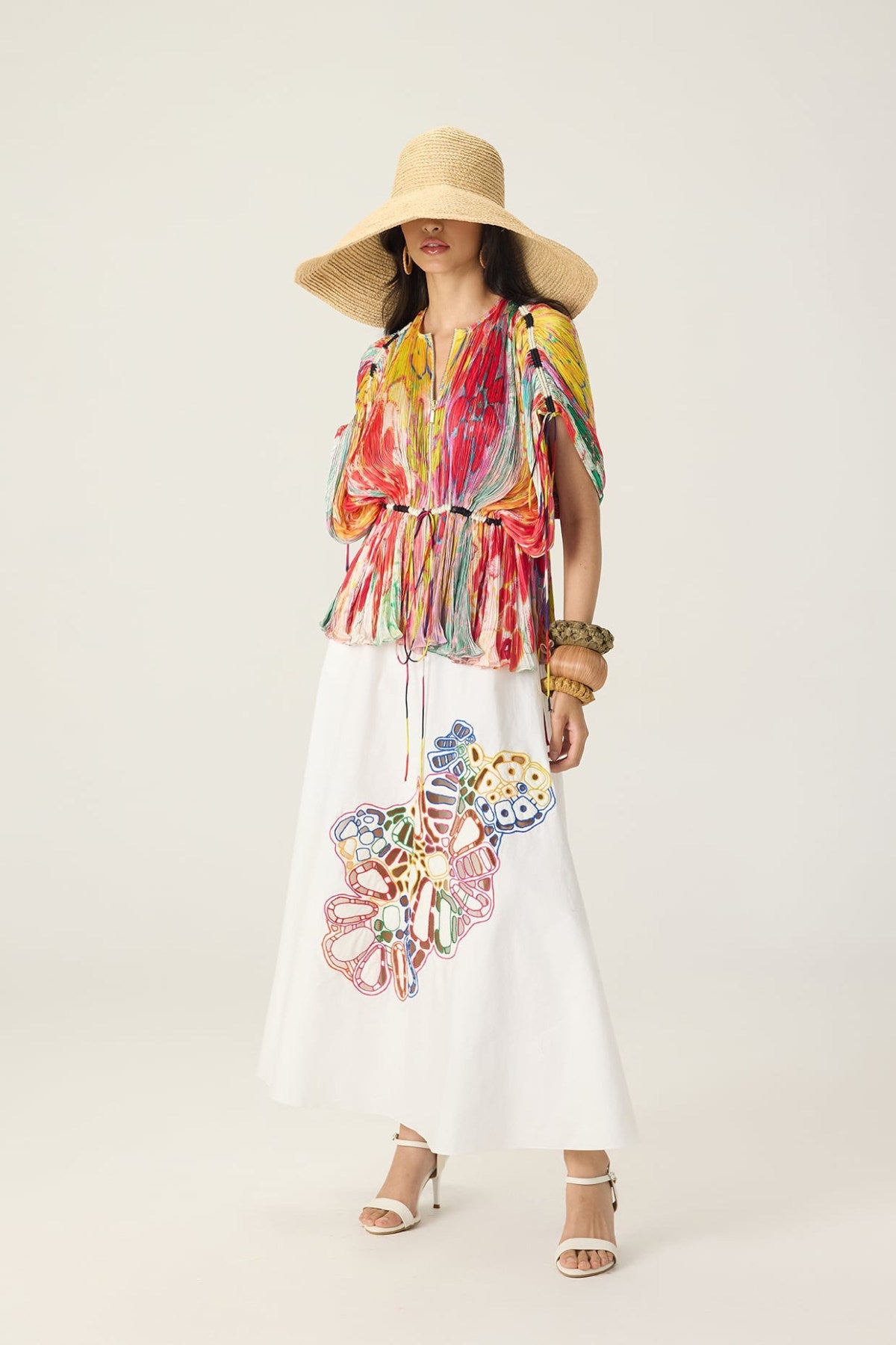 Monica Blouse Scottie Skirt